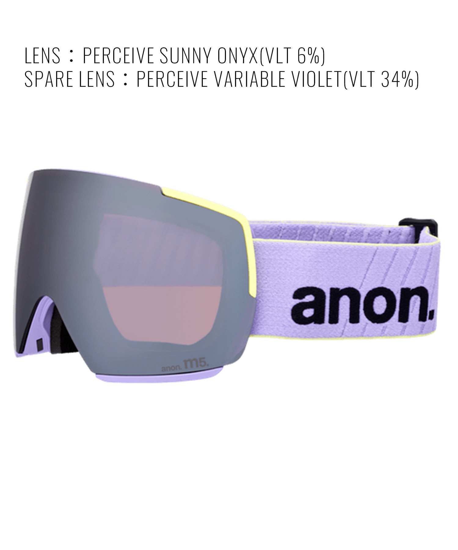 ANON アノン M5 Goggles MFI Face Mask スノーボード ゴーグル ユニセックス ムラサキスポーツ 25-26モデル MM D11【2526】(SOFTSAGE-NA)