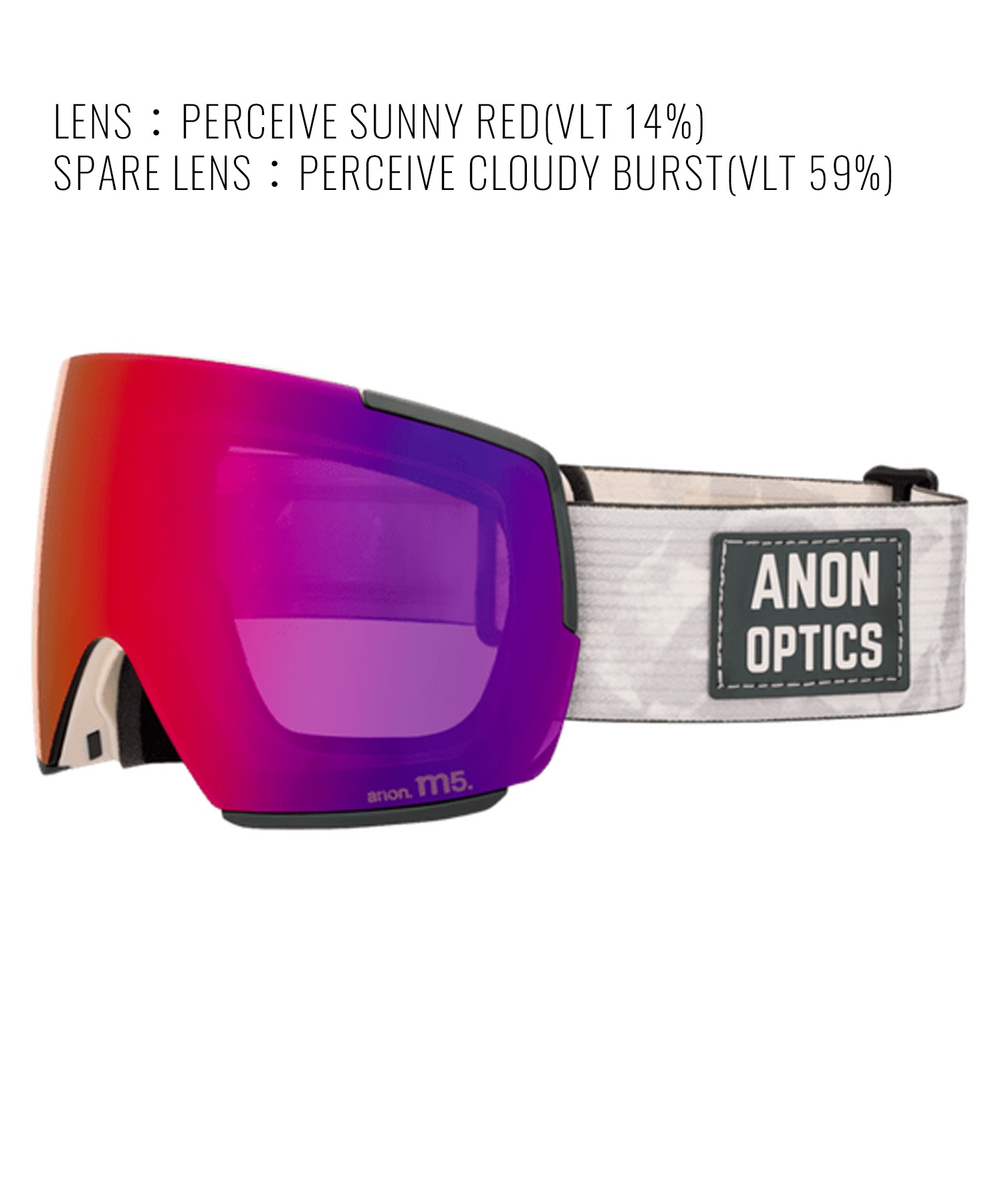 ANON アノン M5 Goggles MFI Face Mask スノーボード ゴーグル ユニセックス ムラサキスポーツ 25-26モデル MM D11【2526】(SOFTSAGE-NA)