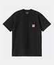 Carhartt WIP カーハートダブリューアイピー 半袖 Tシャツ メンズ ポケT ポケットハートTシャツ S/S POCKET HEART T-SHIRT I032128(WT/BK-S)