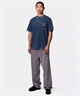 Carhartt WIP カーハート ダブリューアイピー 半袖 Tシャツ メンズ ポケット ポケT ワンポイント ハート ロゴ S/S INGO POCKET T-SHIRT I034486(BLACK-M)