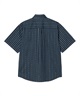 Carhartt WIP カーハートダブリューアイピー 半袖シャツ メンズ 総柄 ショートスリーブドリューシャツ S/S DREWE SHIRT I034537(BLACK-M)
