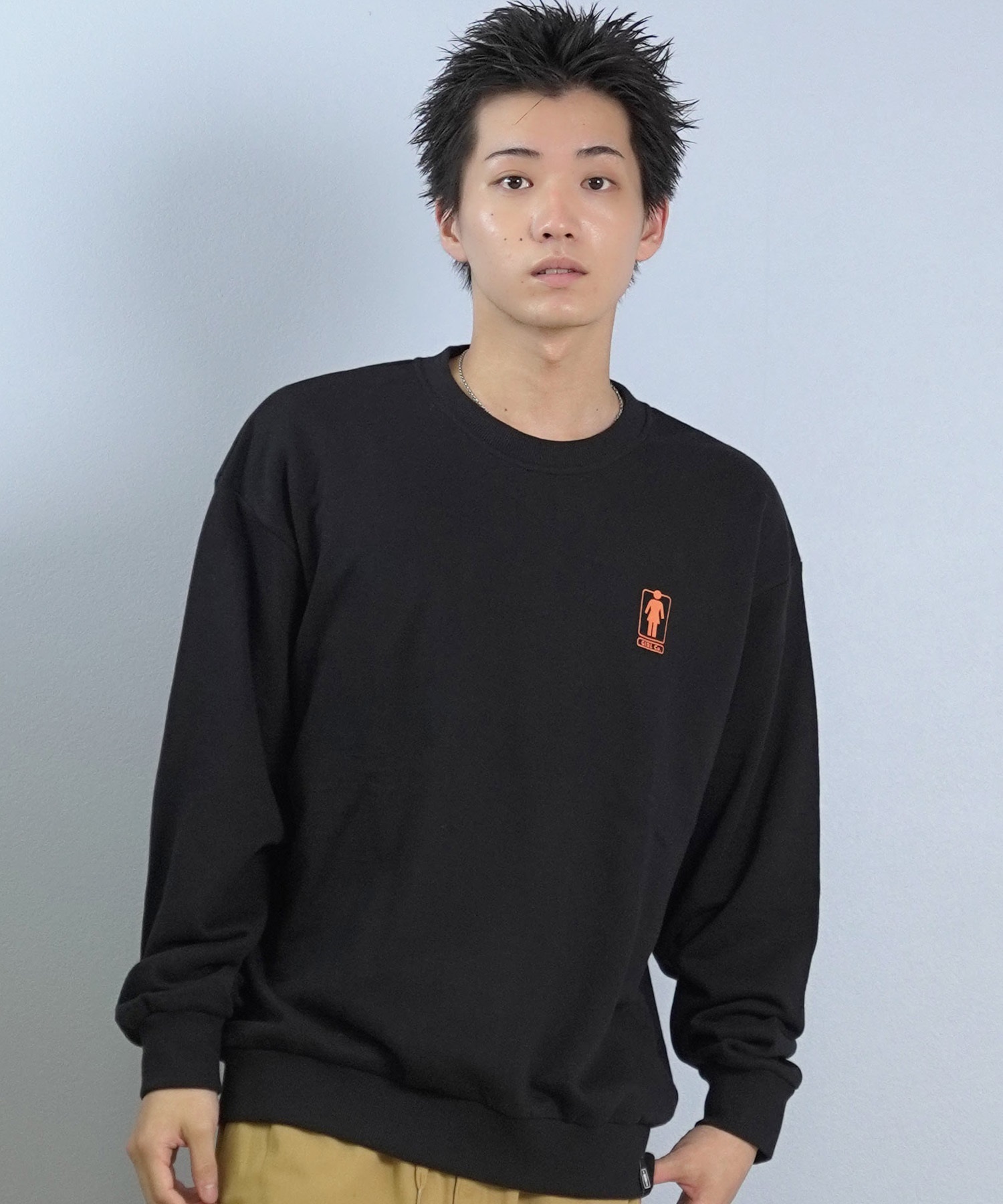 GIRL ガール トレーナー スウェット メンズ バックプリント HERITAGE