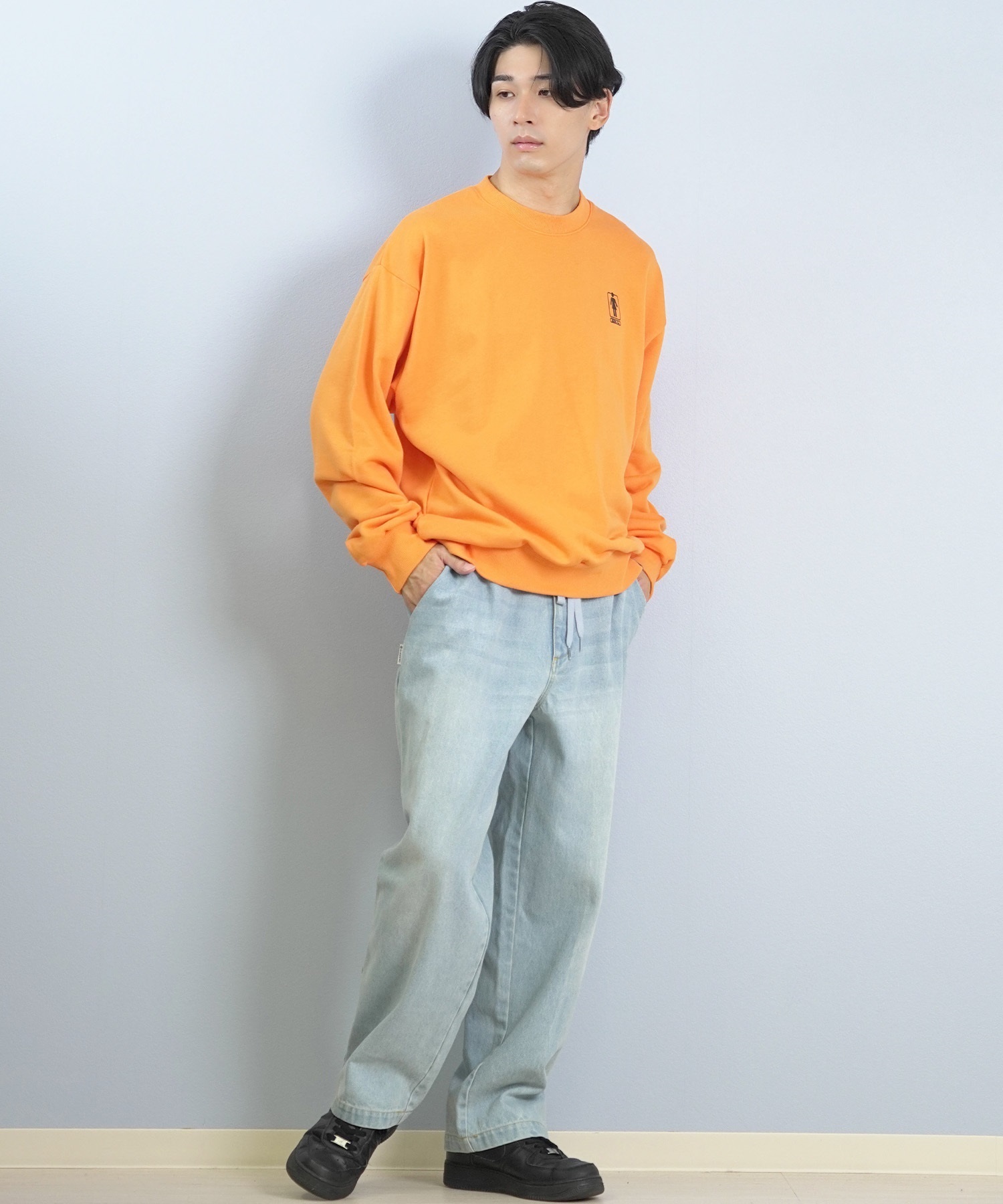 GIRL ガール トレーナー スウェット メンズ バックプリント HERITAGE