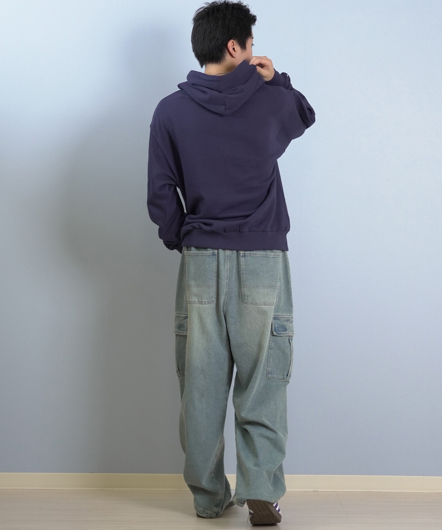 GIRL ガール プルオーバー パーカー メンズ シンプル ワンポイント