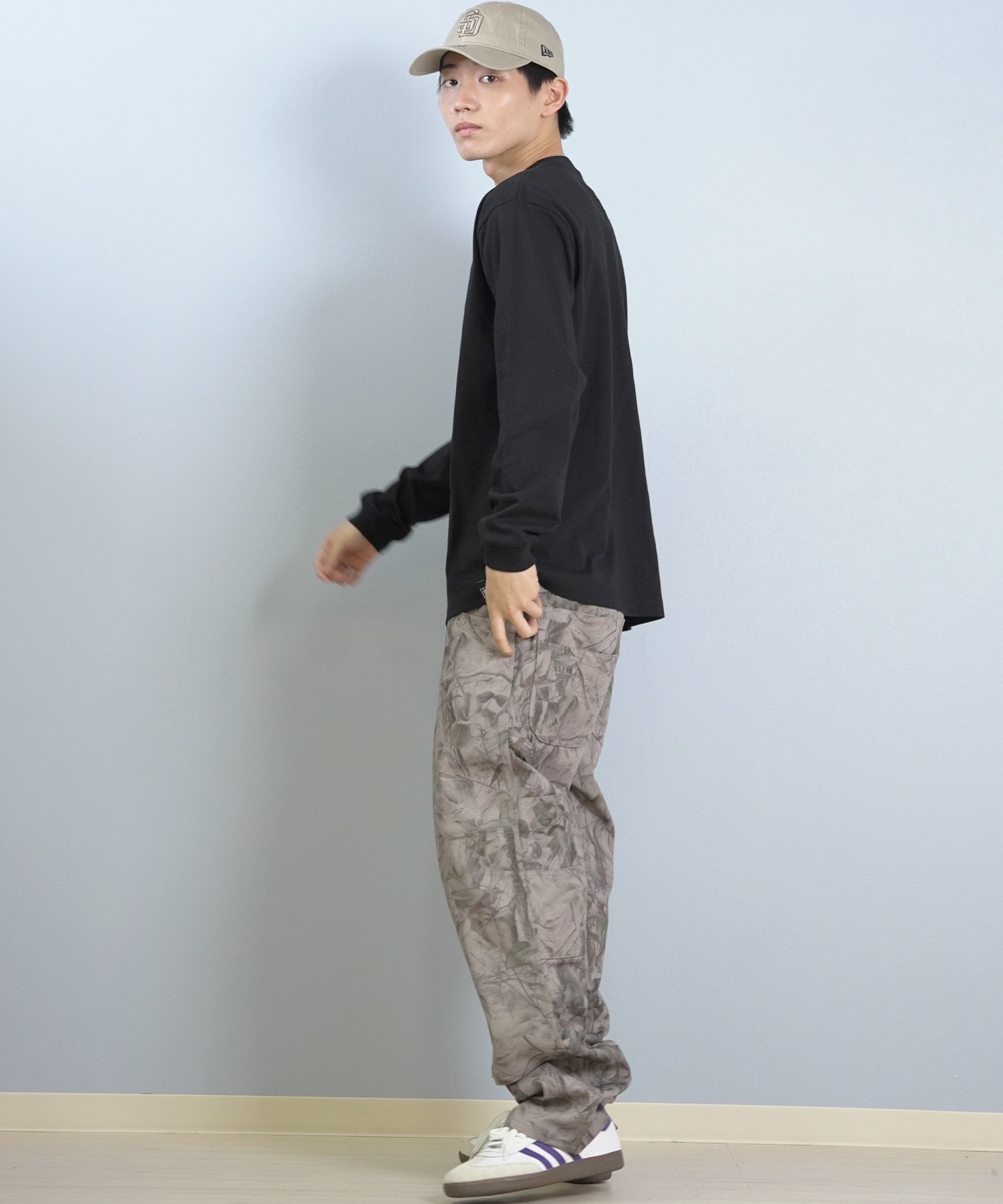 GIRL ガール 長袖 Tシャツ ロンT メンズ シンプル ロゴ HERITAGE