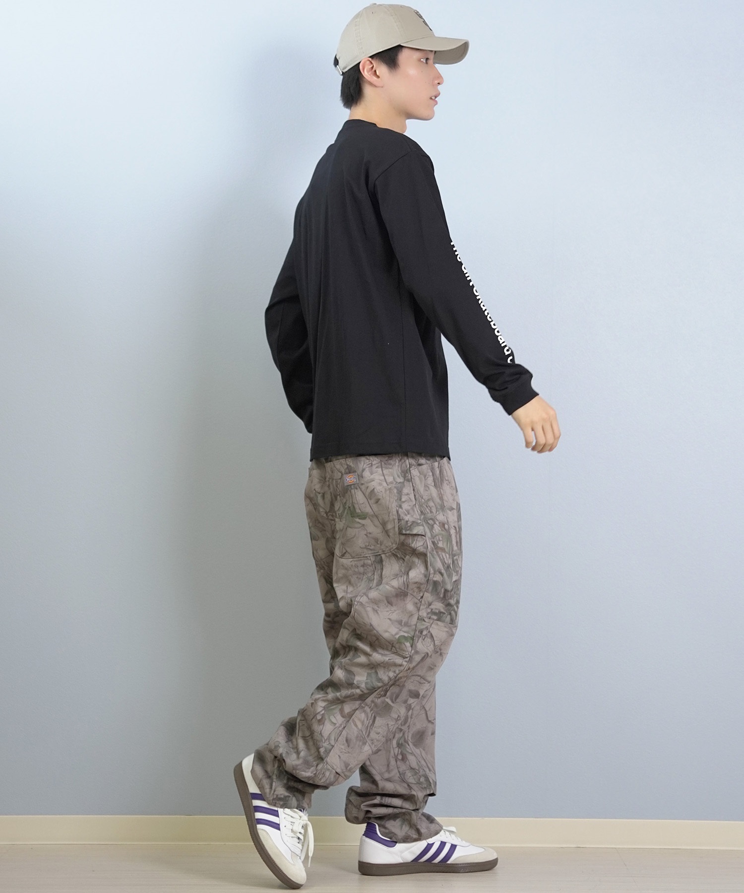 GIRL ガール 長袖 Tシャツ ロンT メンズ シンプル ロゴ HERITAGE