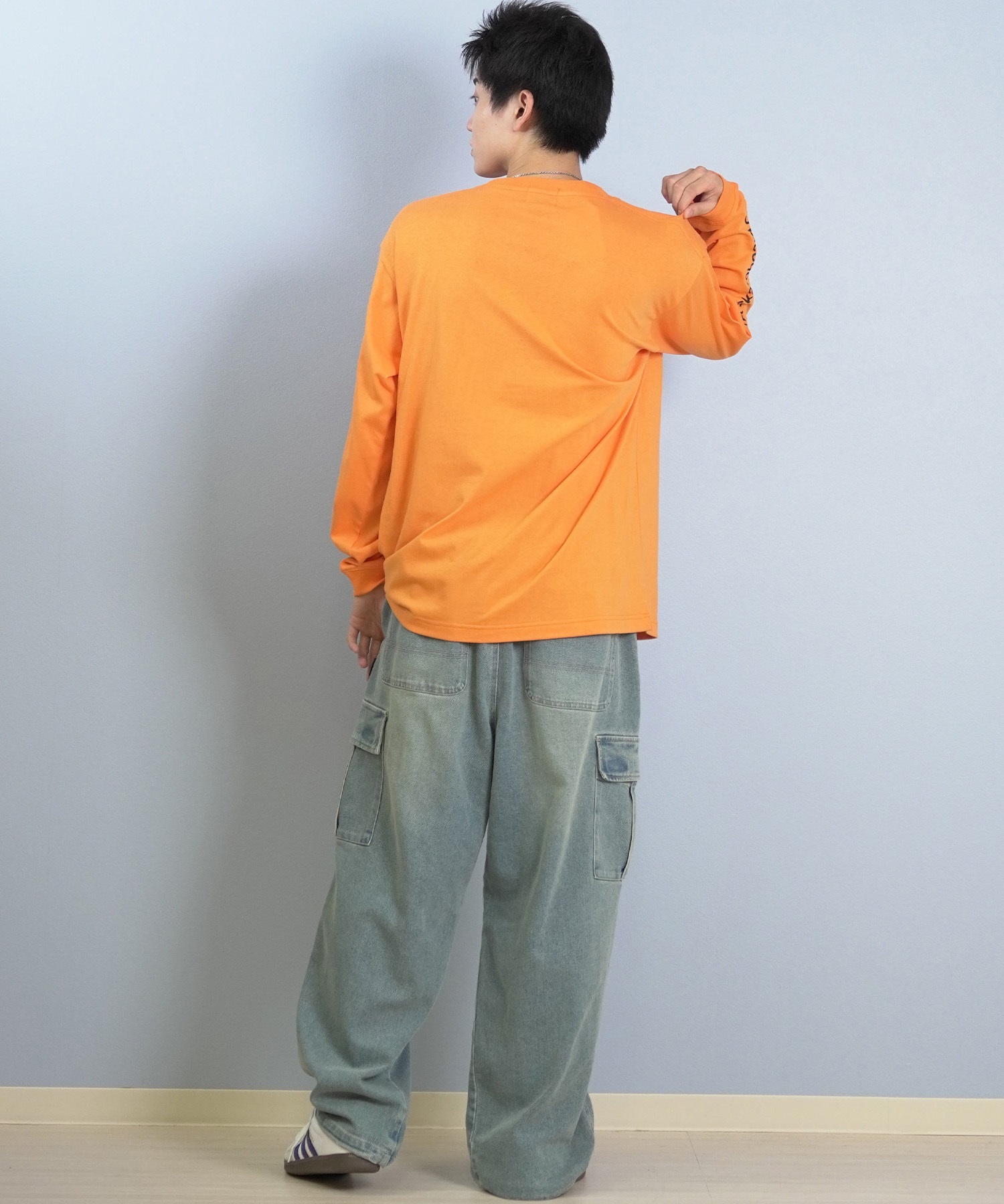 GIRL ガール 長袖 Tシャツ ロンT メンズ シンプル ロゴ HERITAGE