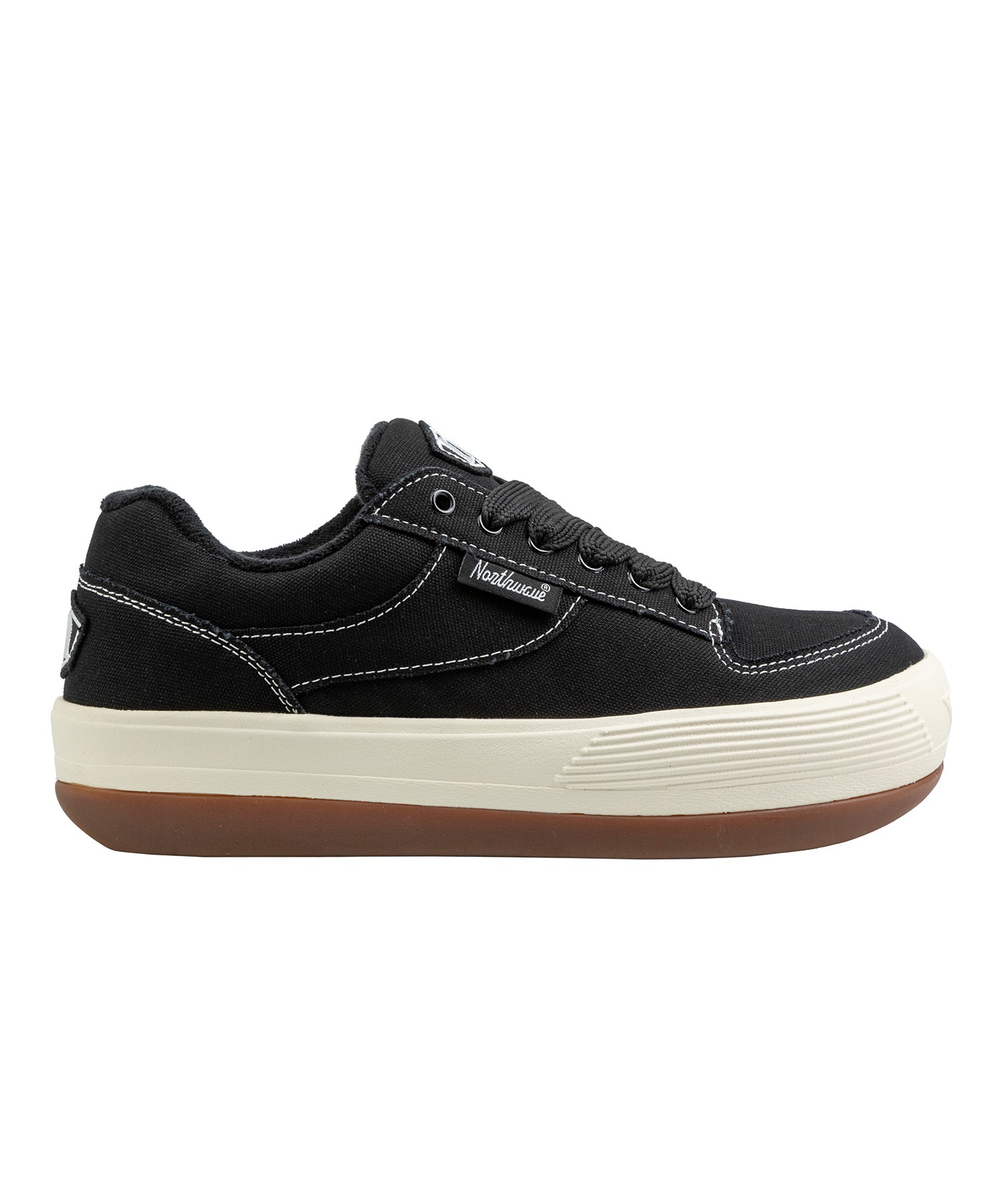 NORTHWAVE ノースウェーブ スニーカー メンズ レディース 厚底 ESPRESSO CANVAS エスプレッソ キャンバス NW-004(BLACK-35-EURO)