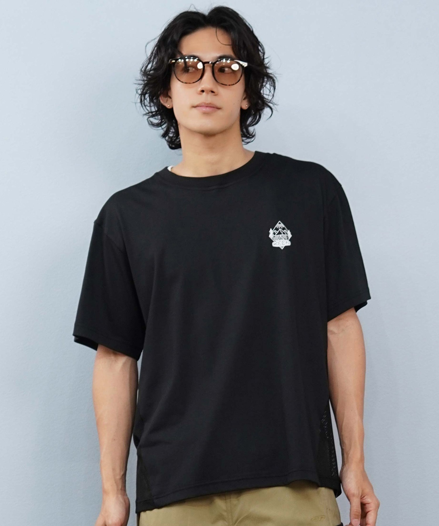 KEEN キーン 半袖 Tシャツ メンズ 高機能 抗菌 消臭 接触冷感 ナイス