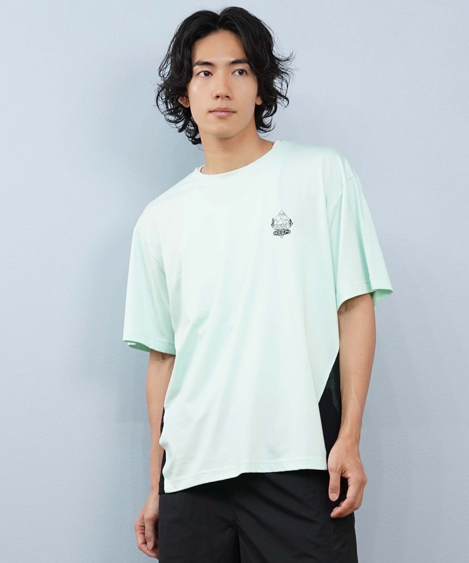 KEEN キーン 半袖 Tシャツ メンズ 高機能 抗菌 消臭 接触冷感 ナイス