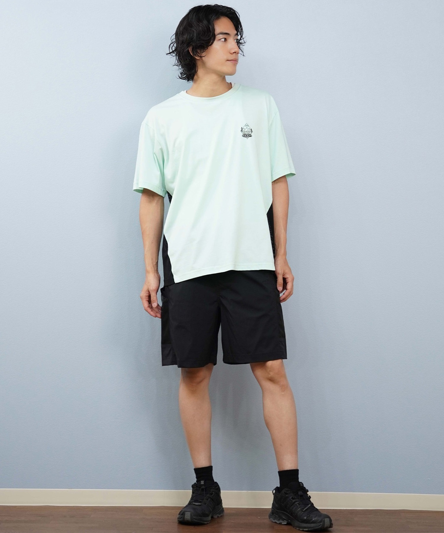 KEEN キーン 半袖 Tシャツ メンズ 高機能 抗菌 消臭 接触冷感 ナイス