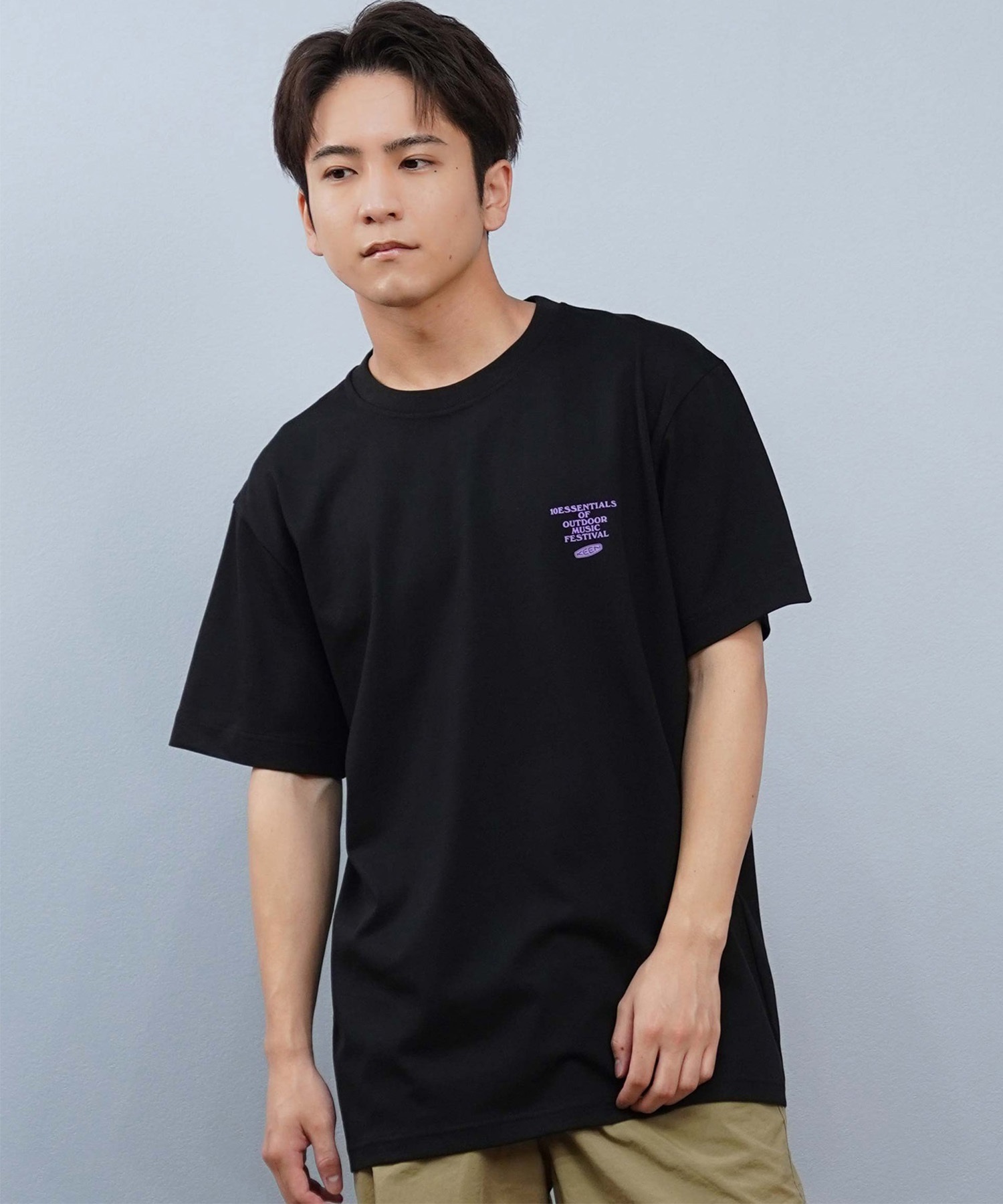 KEEN キーン 半袖 Tシャツ メンズ バックプリント オーシーアールピー 