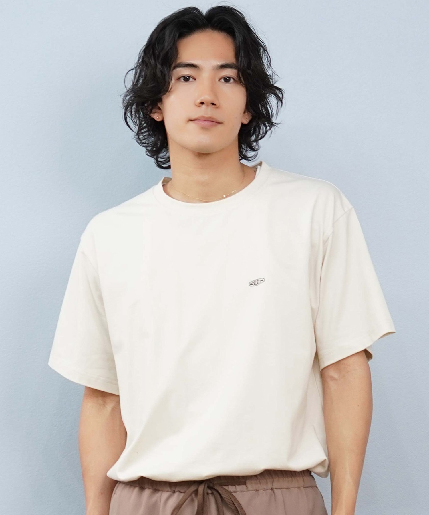 KEEN キーン 半袖 Tシャツ メンズ バックプリント 高機能 吸水速乾 帯電防止 温度調節 抗菌 ハーベスト パーク ティー 1030934(WTCA-S)