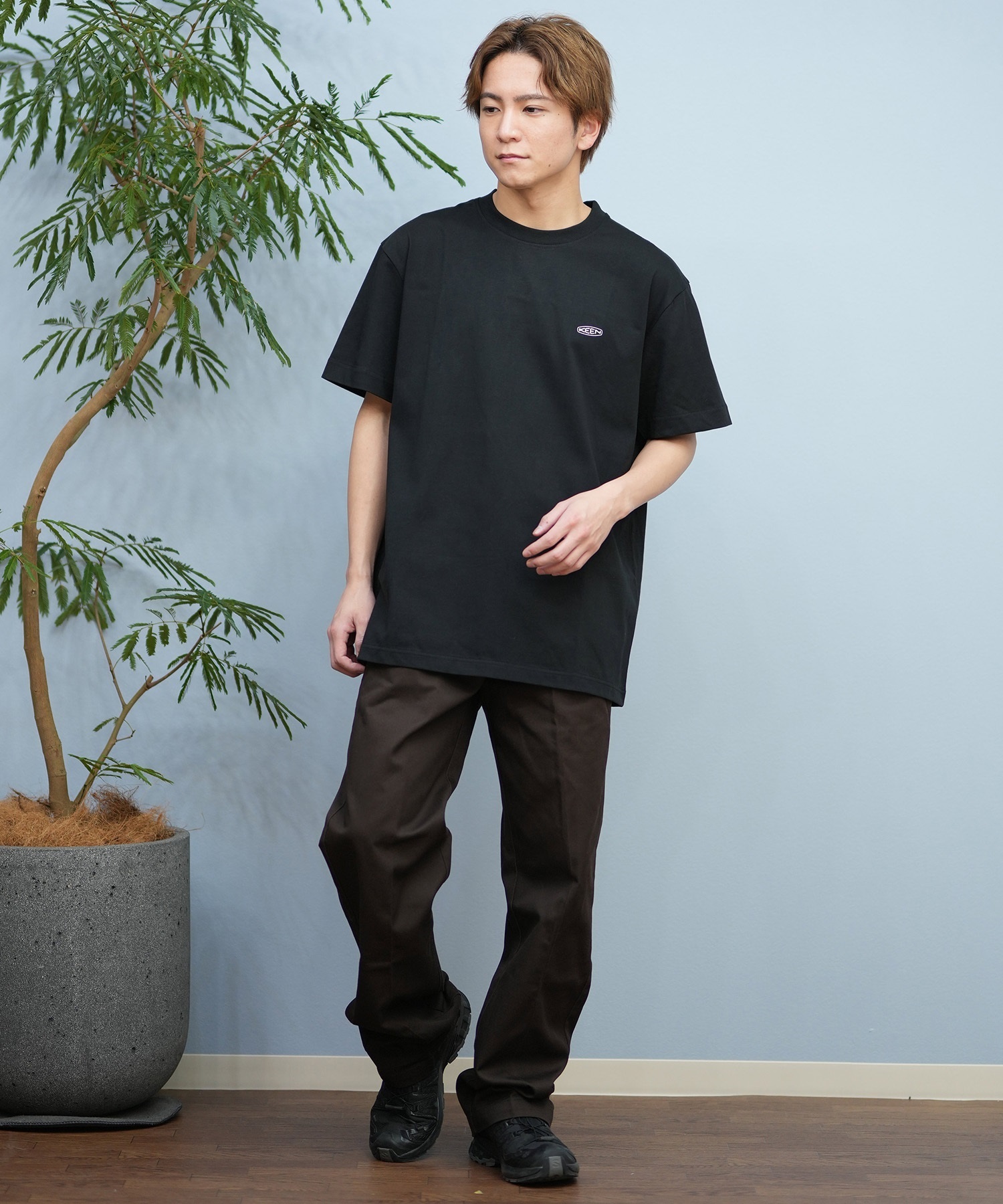 KEEN キーン 半袖 Tシャツ メンズ バックプリント 吸汗速乾 1031501