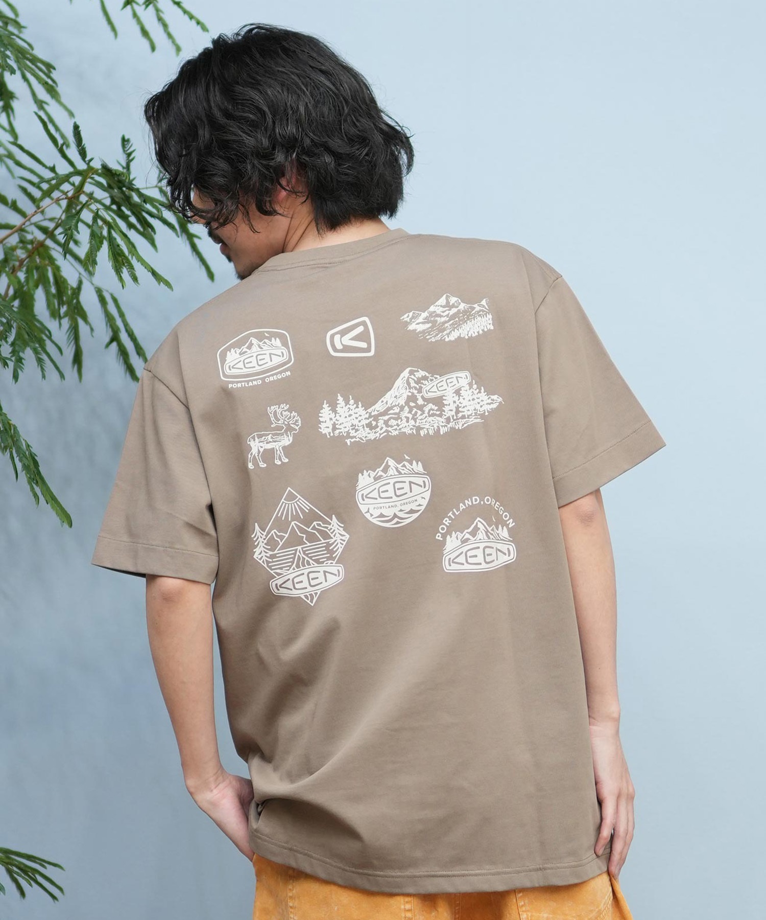 KEEN キーン 半袖 Tシャツ メンズ バックプリント 吸汗速乾 1031503