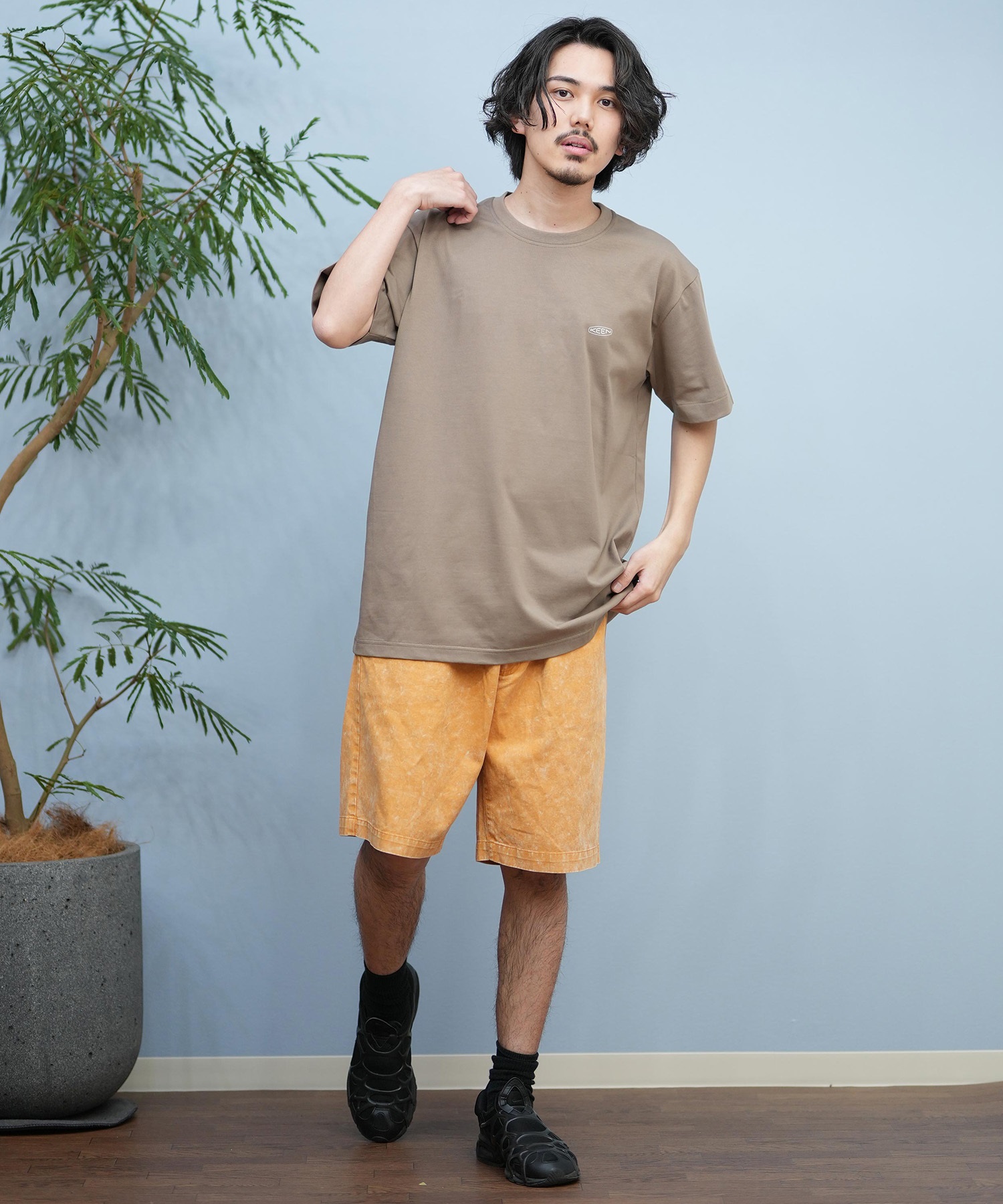 KEEN キーン 半袖 Tシャツ メンズ バックプリント 吸汗速乾 1031503