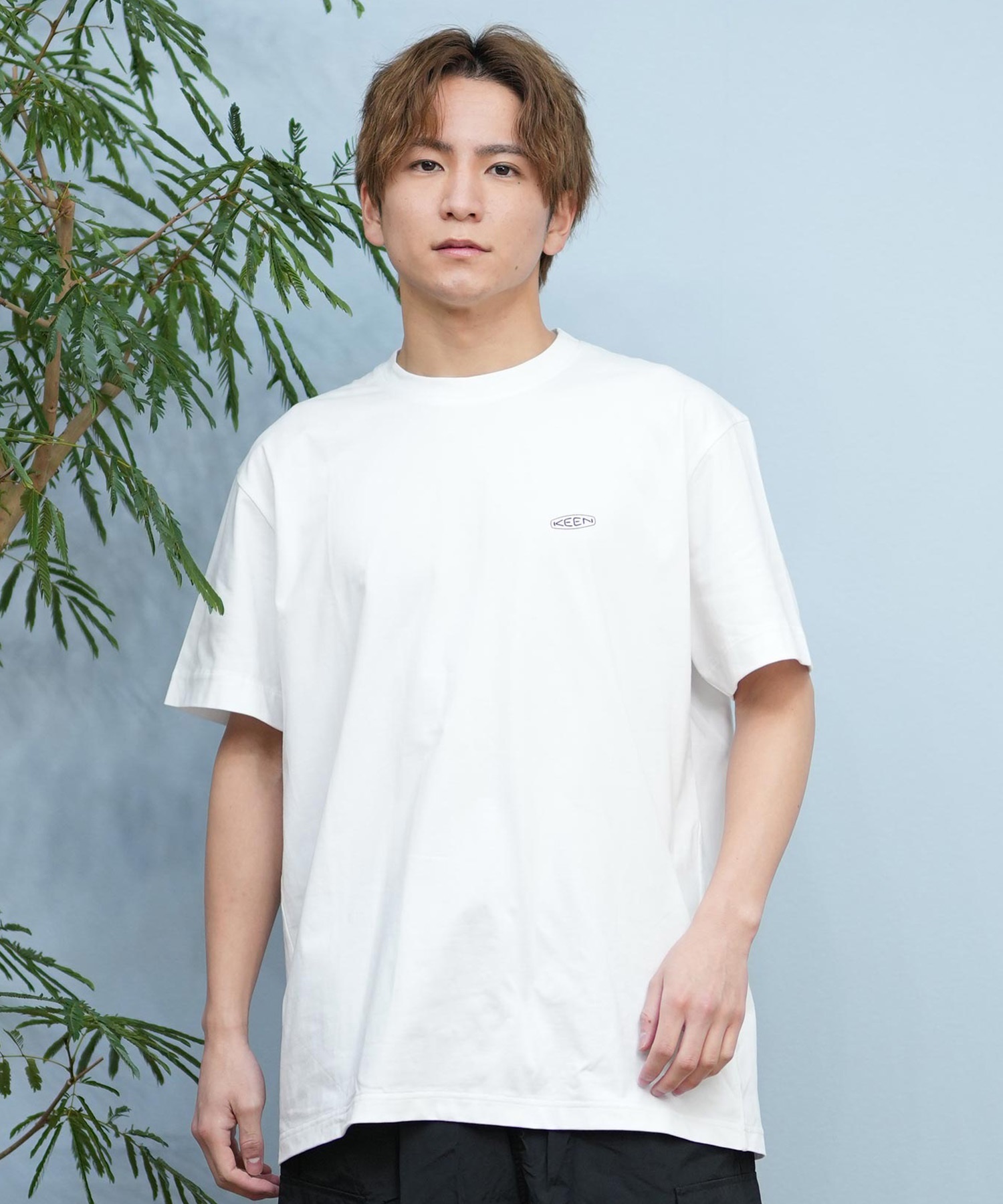 KEEN キーン 半袖 Tシャツ メンズ バックプリント 抗菌 消臭 接触冷感