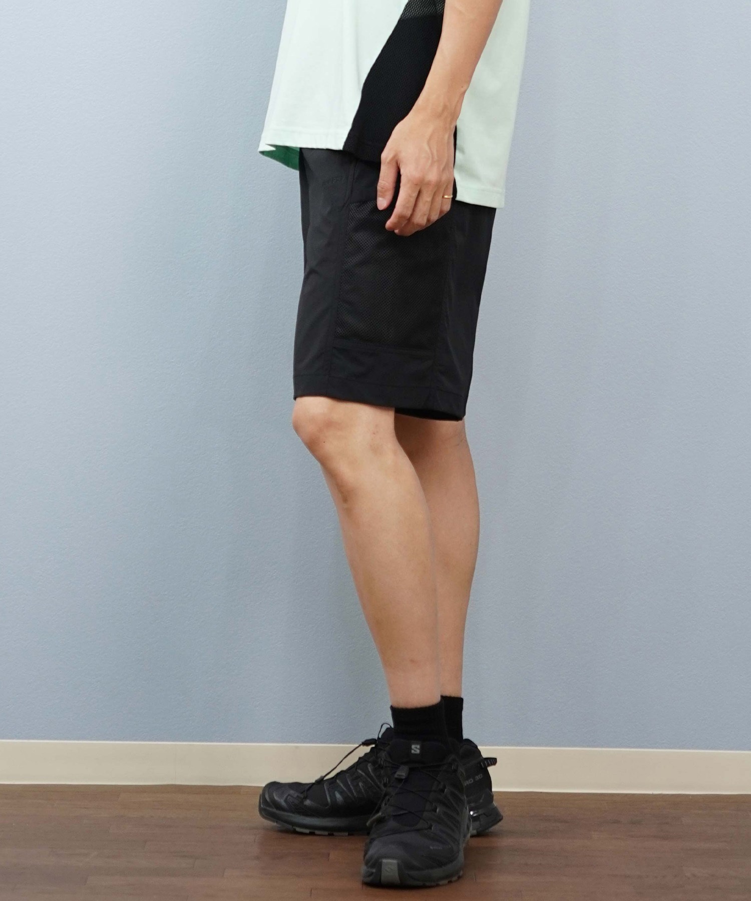 けい　STONE  ストレッチパンツ ブラック W31 STONE ISLAND - ストレッチ カーゴパンツ 1113 | 4.444glad