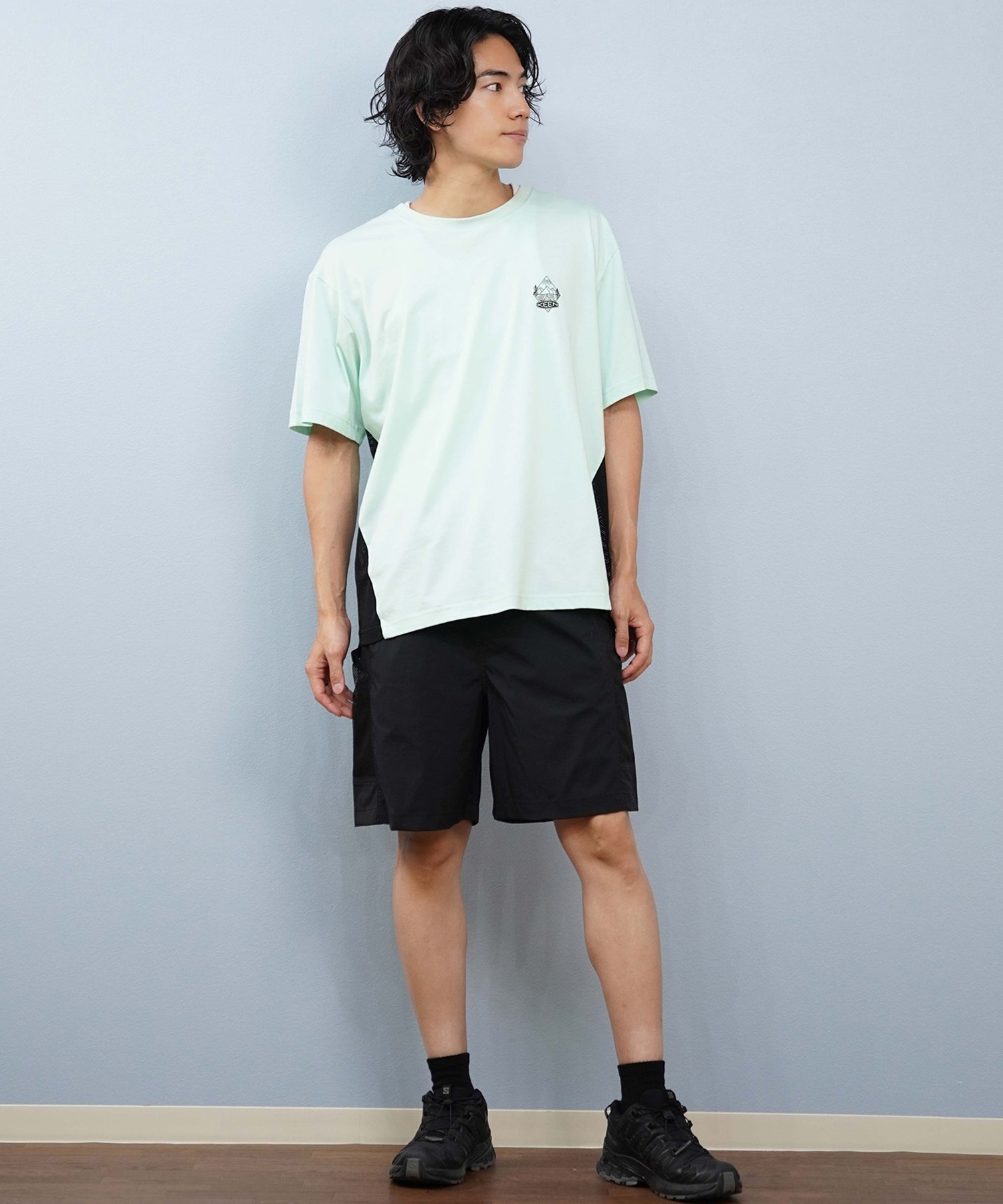 KEEN キーン ハーフパンツ ショートパンツ メンズ ナイロン ストレッチ