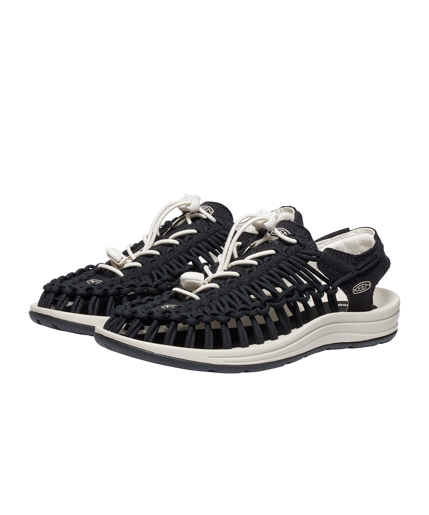 KEEN キーン サンダル スニーカー レディース アウトドアシューズ UNEEK CANVAS ユニーク キャンバス 1028565(BLBI-23.0cm)