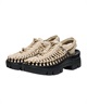 KEEN キーン サンダル メンズ レディース 厚底 アウトドアシューズ UNEEK PLT ユニーク 1030534(SABL-23.0cm)