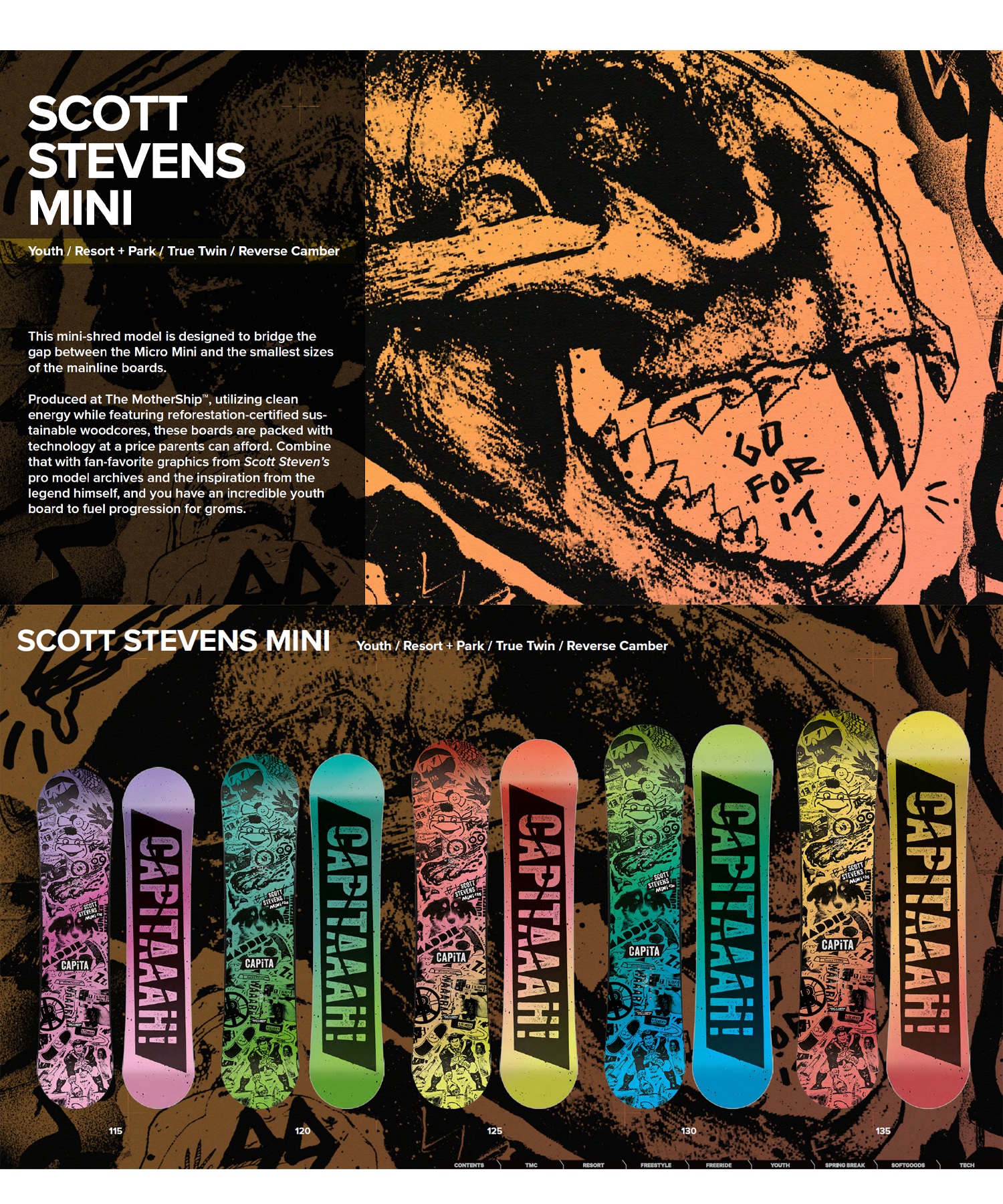 CAPITA キャピタ スノーボード 板 キッズ ジュニア SCOTT STEVENS MINI