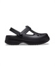 CROCS クロックス サンダル キッズ KIDS CLASSIC MARY JANE クラシック メリー ジェーン 210615-001(BLK-23.0cm)