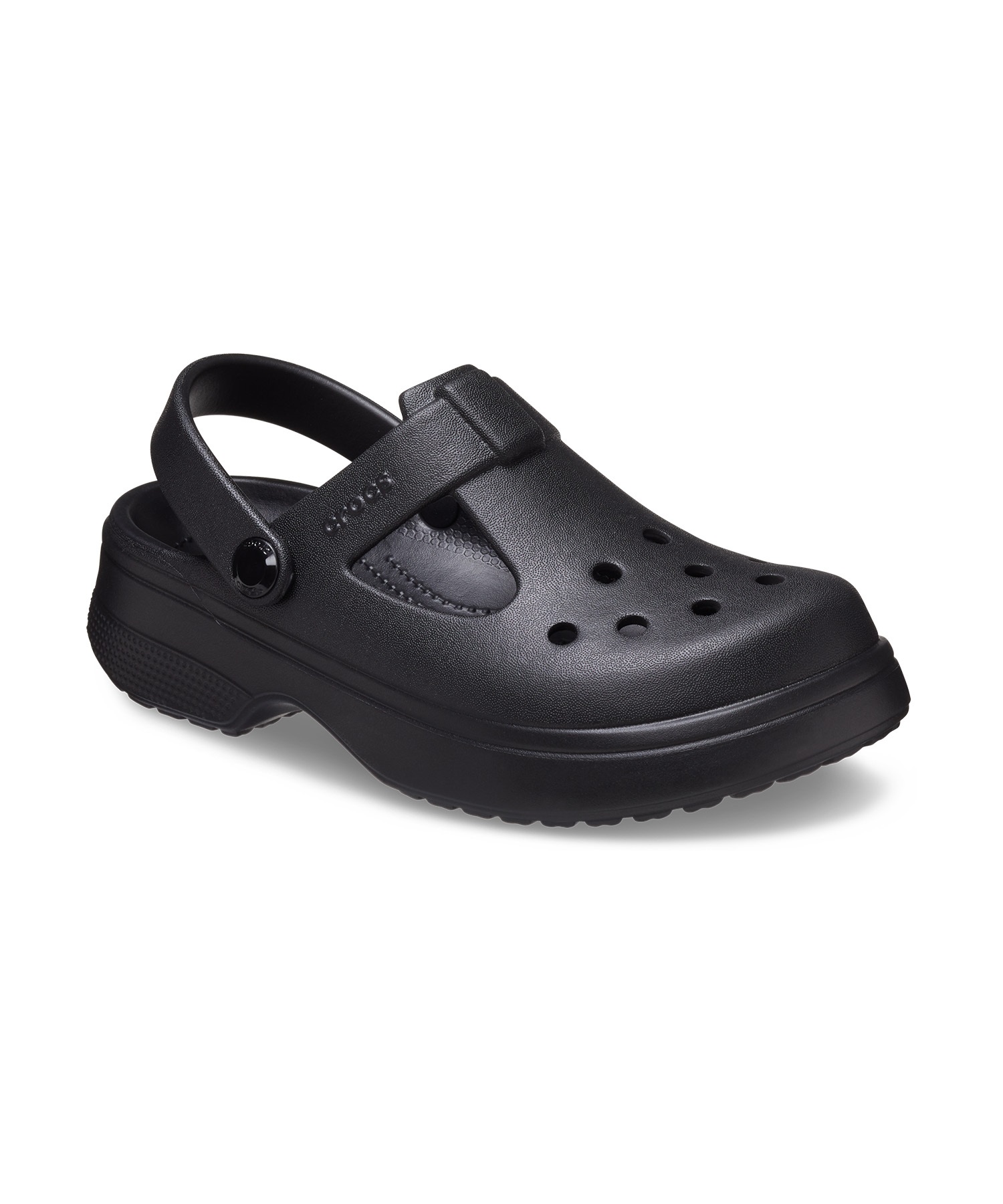 CROCS クロックス サンダル キッズ KIDS CLASSIC MARY JANE クラシック メリー ジェーン 210615-001(BLK-23.0cm)