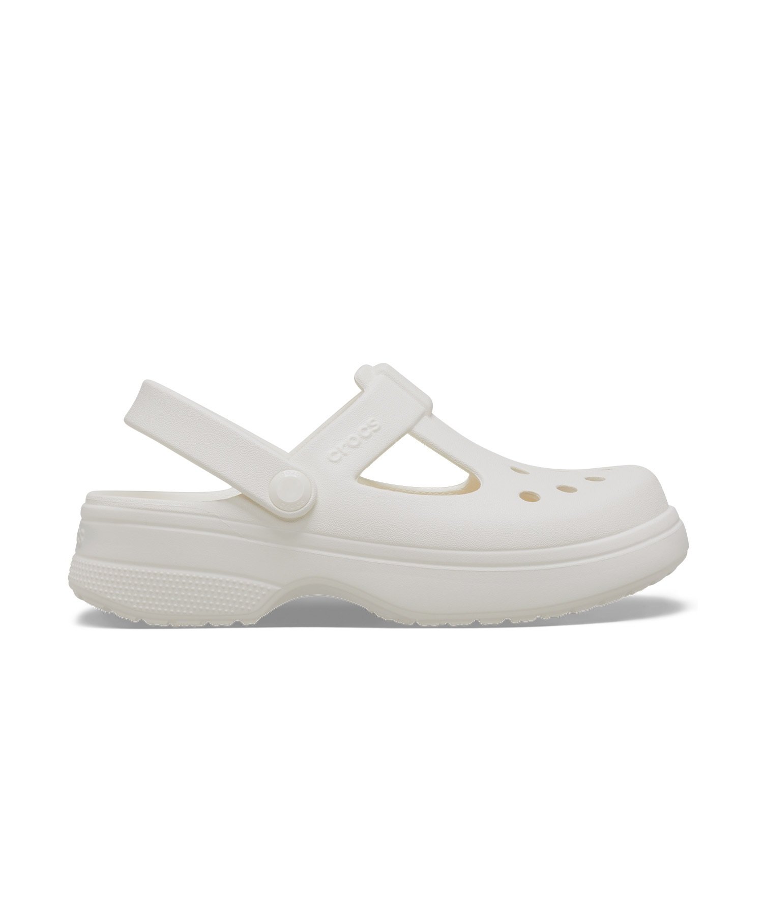 CROCS クロックス サンダル キッズ KIDS CLASSIC MARY JANE クラシック メリー ジェーン 210615-0WV(CHALK-23.0cm)