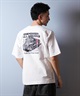 CHROME クローム 半袖 Tシャツ メンズ バックプリント オーバーサイズ JP263WH(WHITE-M)