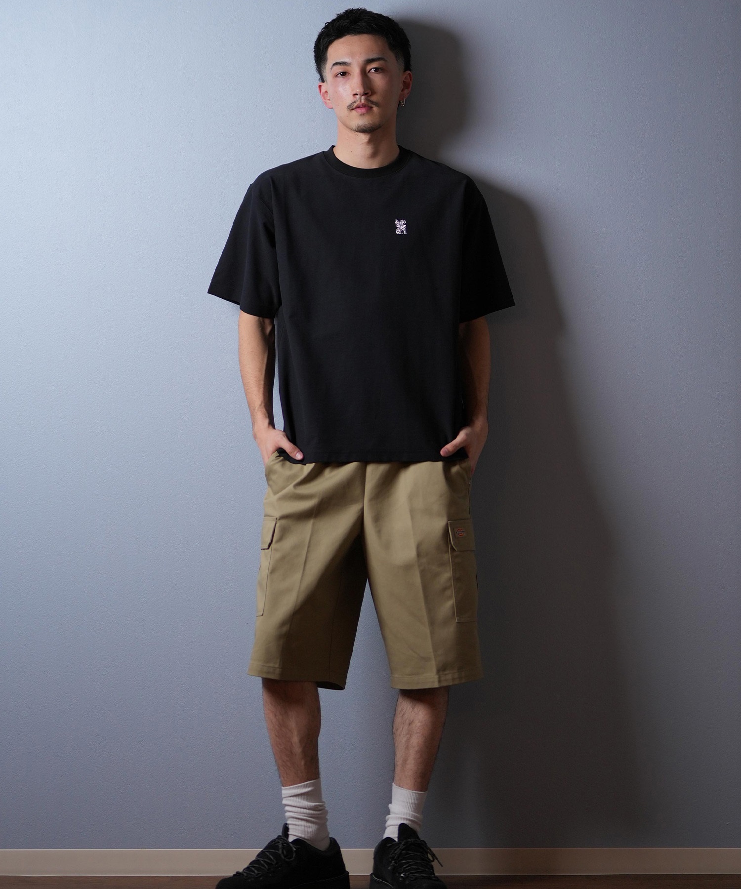 CHROME クローム 半袖 Tシャツ メンズ バックプリント オーバーサイズ JP264BK 4