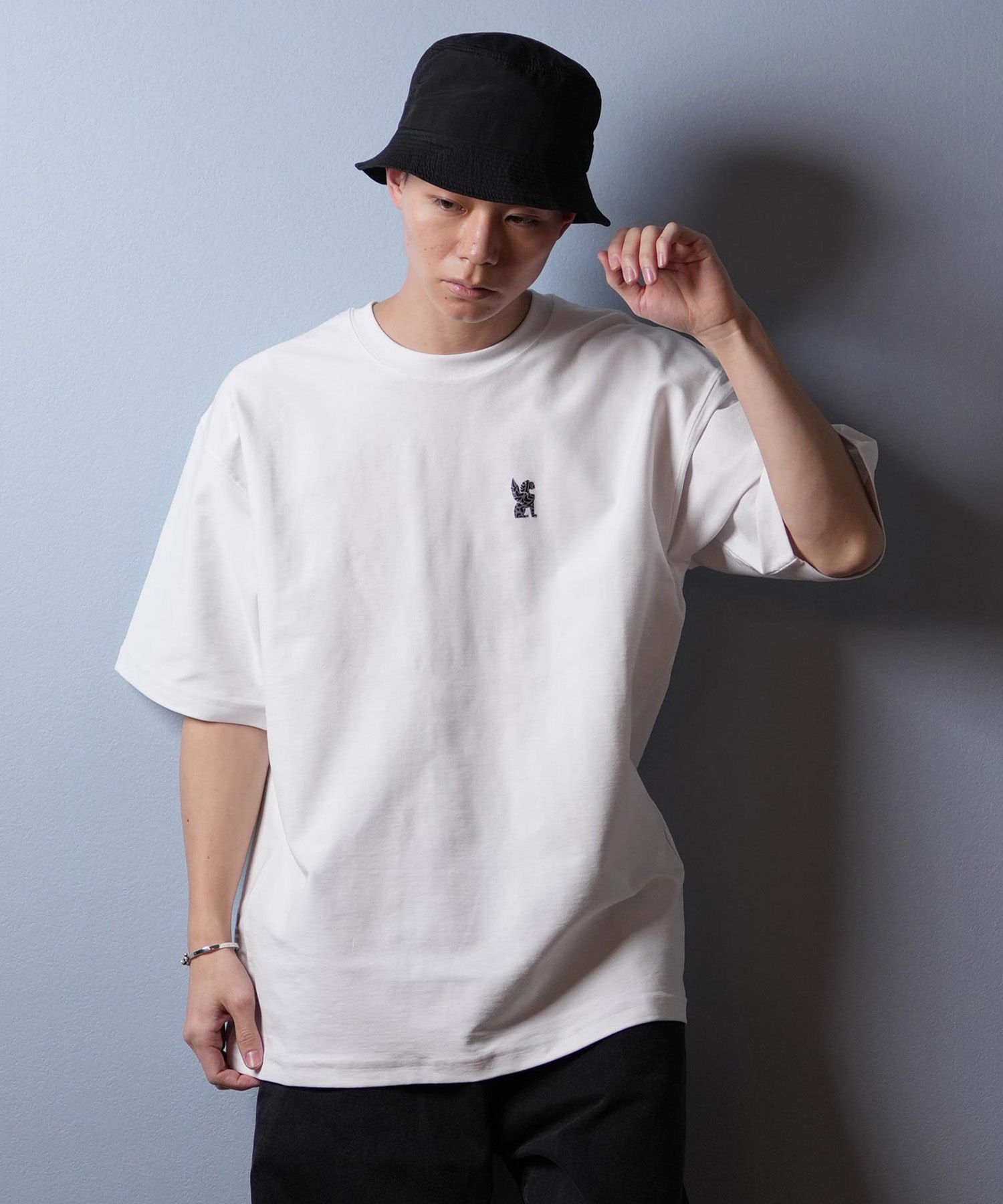 CHROME クローム 半袖 Tシャツ メンズ バックプリント オーバー