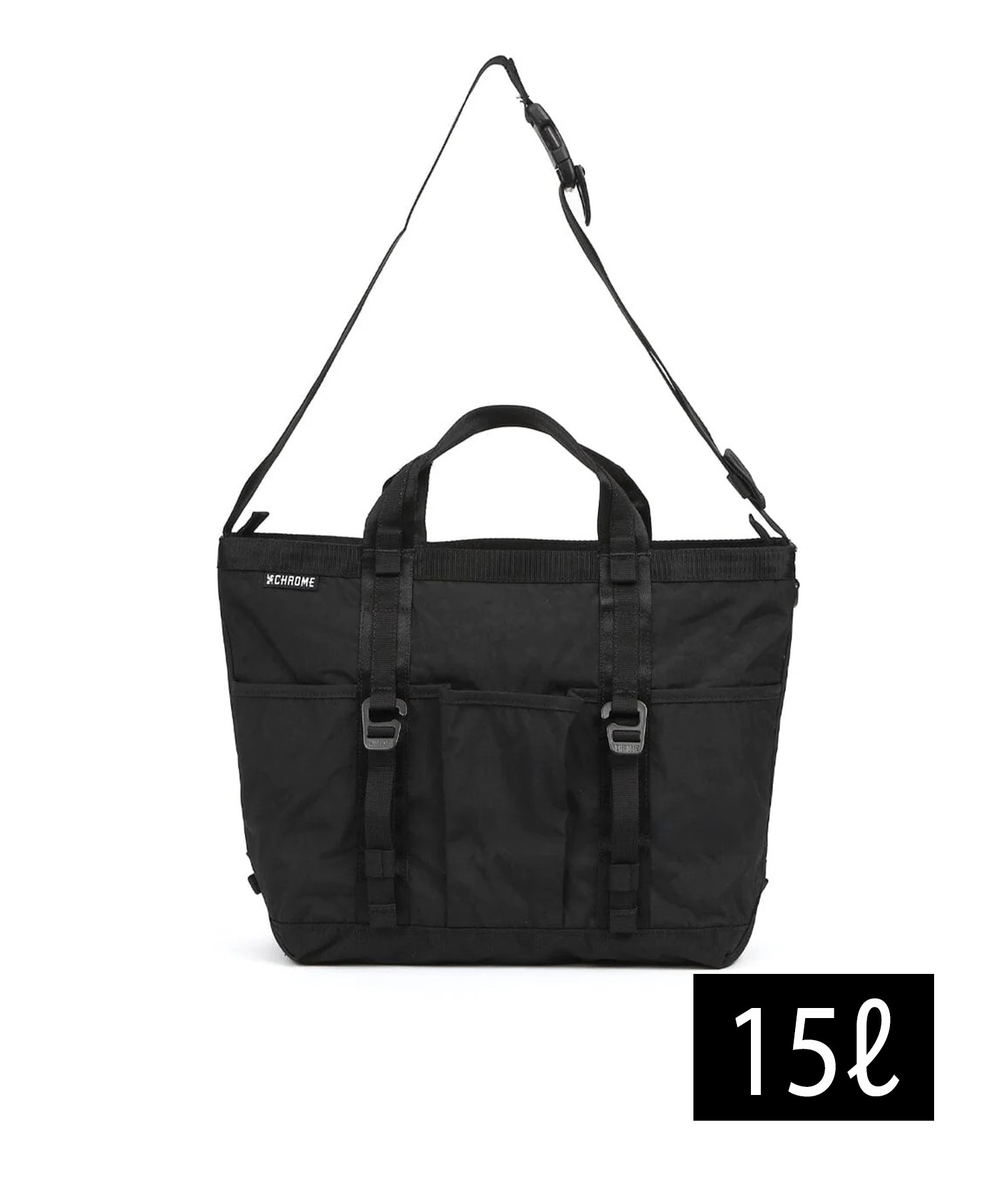 CHROME クローム ショルダーバッグ ロゴ GROCERY TOTE MSNGR グローサリー トート メッセンジャー 15L JP240BKCK