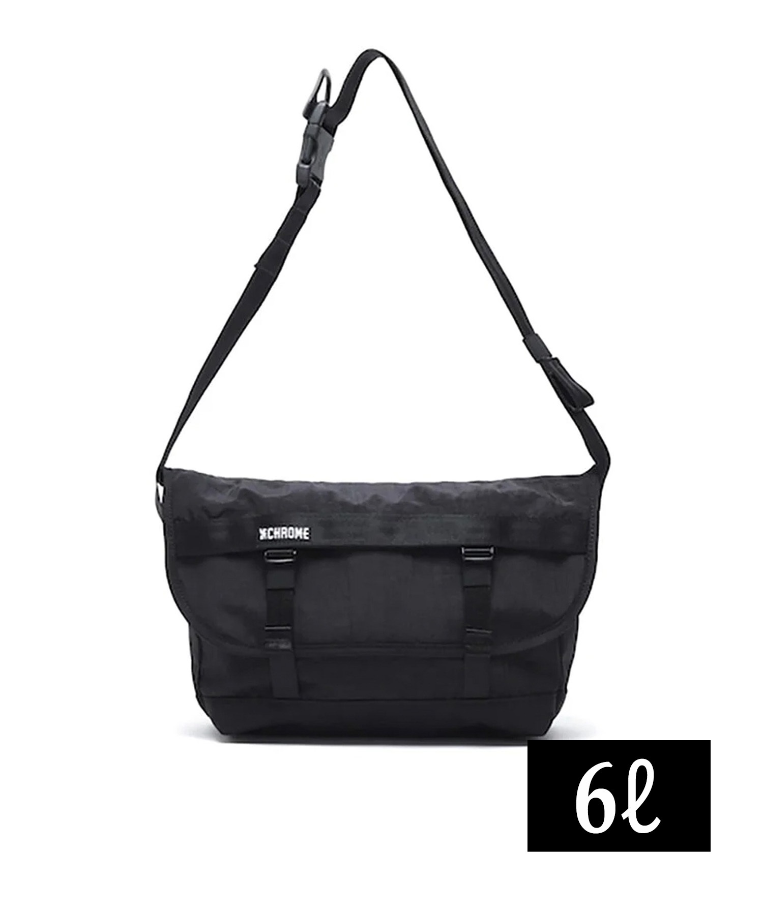 CHROME クローム ショルダーバッグ ロゴ COURIER FLAP MSNGR