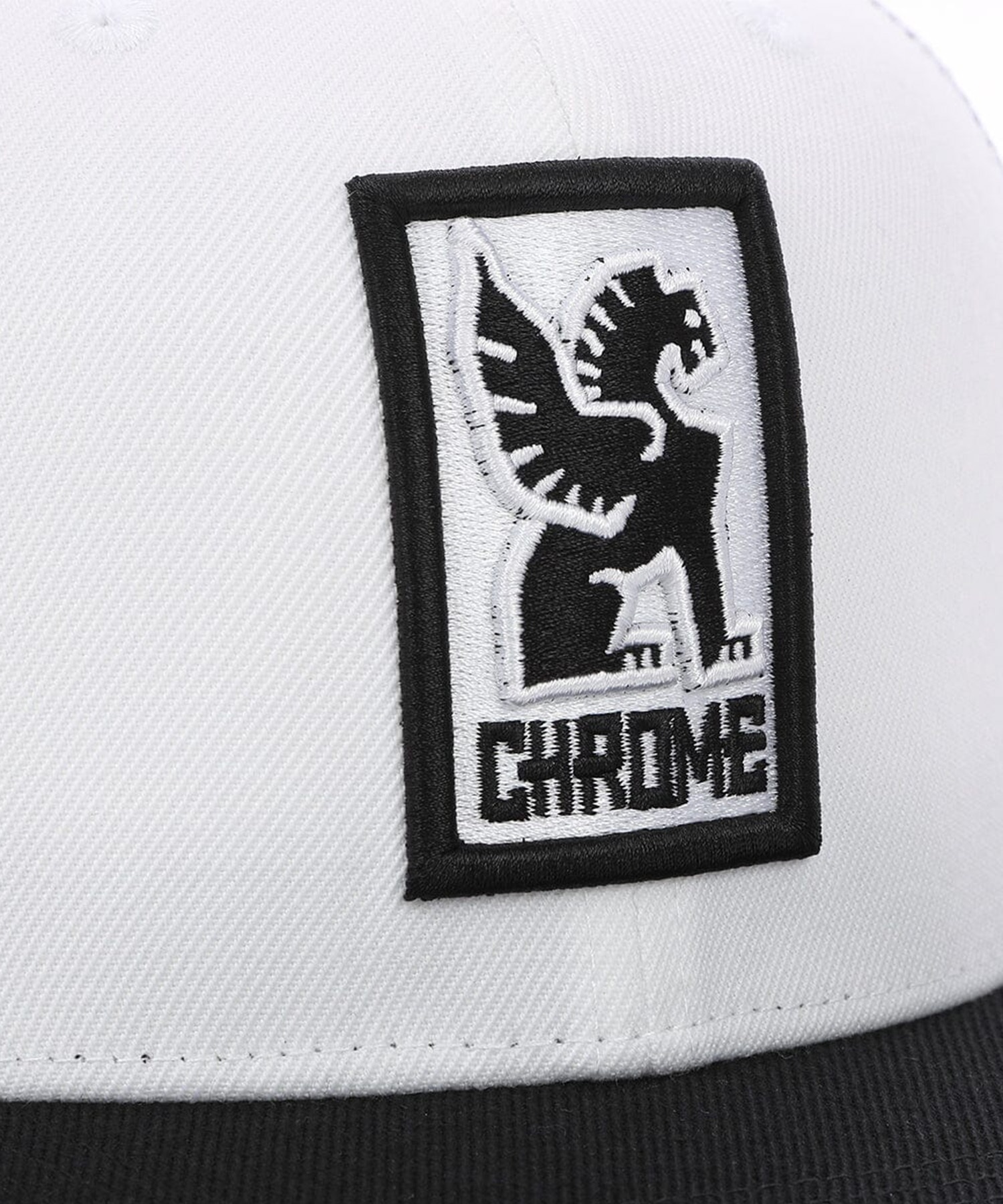 CHROME クローム キャップ 帽子 フリーサイズ メッシュ MFLT 6 PANEL MESH CAP JP204WHWHBK(WHBK-ONE)