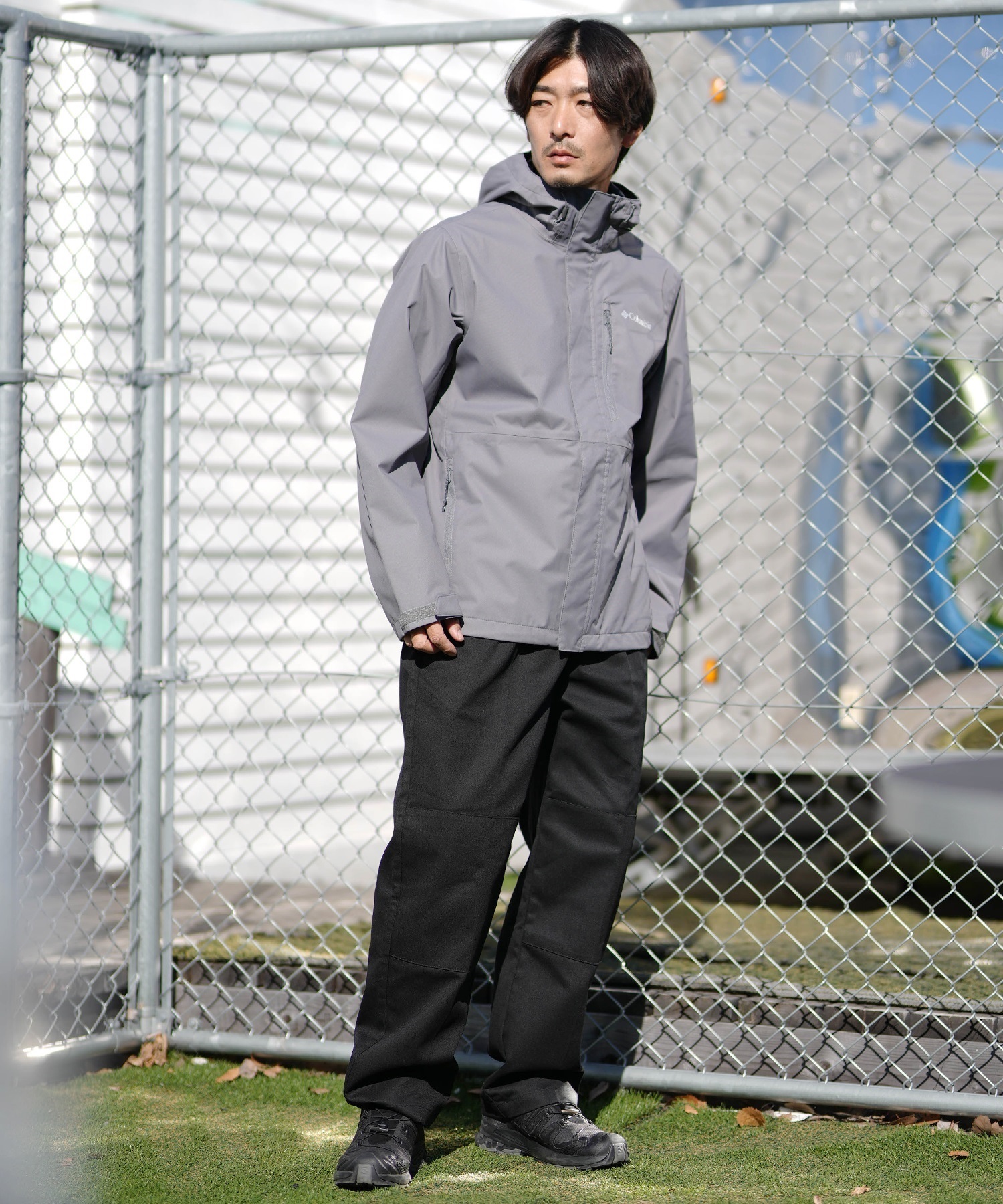 【コロン】コットンジャケット＆ボーダープルオーバー 2点 columbia コロンビア ジャケット メンズ 防水 HIKEBOUND 2 JACKET