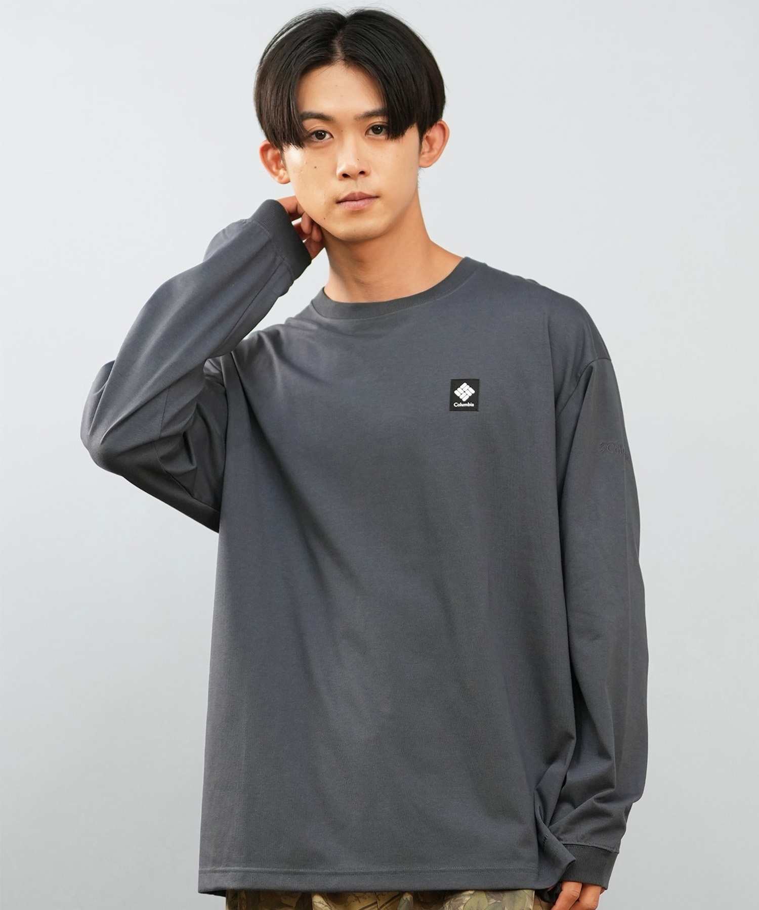 Columbia コロンビア 長袖 Tシャツ ロンT メンズ バックプリント