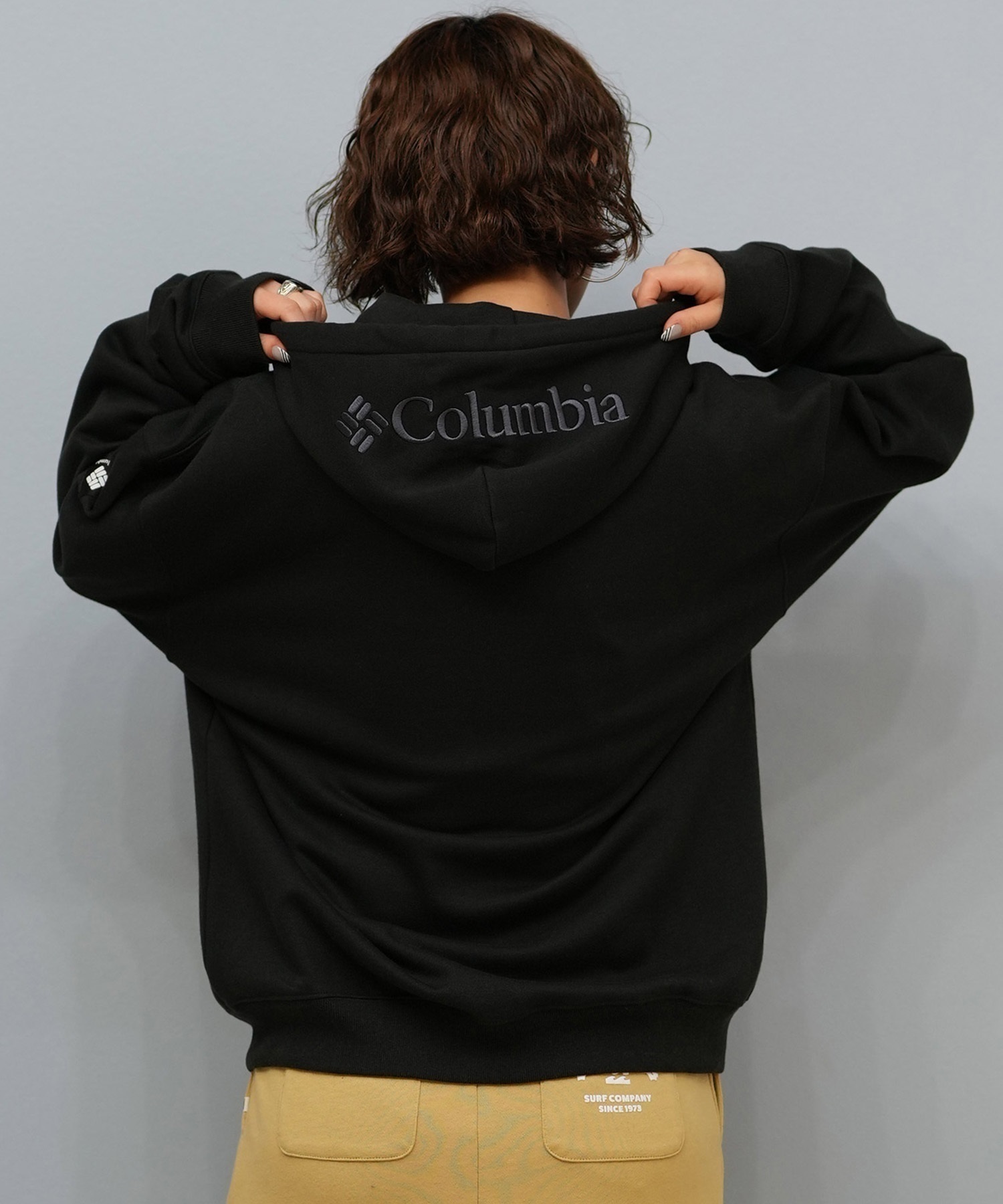 Columbia コロンビア ジップアップ パーカー メンズ レディース スウェット フーディー ロゴ 裏起毛 SUNRISE EDGE SWEAT FULL ZIP PM0928 ムラサキスポーツ限(11-XS)