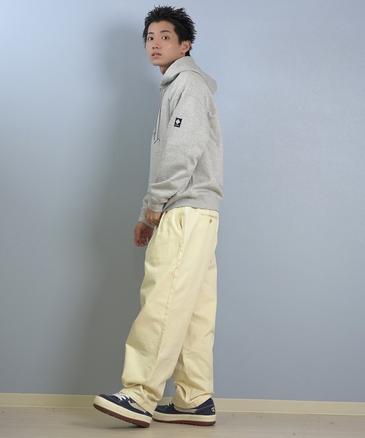 Columbia コロンビア ジップアップ パーカー メンズ レディース スウェット フーディー ロゴ 裏起毛 SUNRISE EDGE SWEAT FULL ZIP PM0928 ムラサキスポーツ限(11-XS)