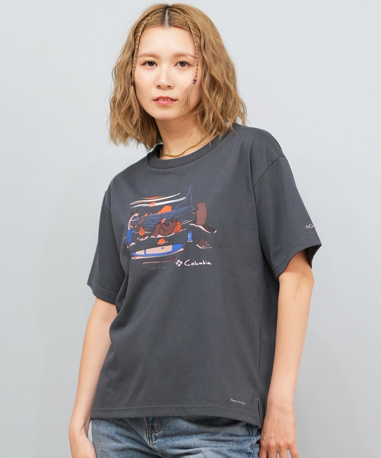 columbia コロンビア 半袖 Tシャツ レディース Columbia×Jonas