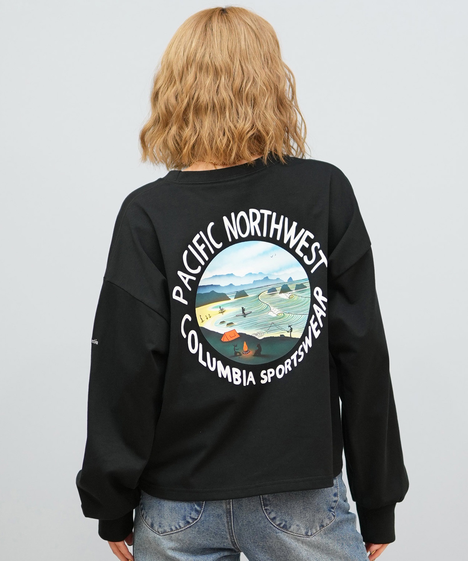 columbia コロンビア 長袖 Tシャツ ロンT メンズ レディース レイク