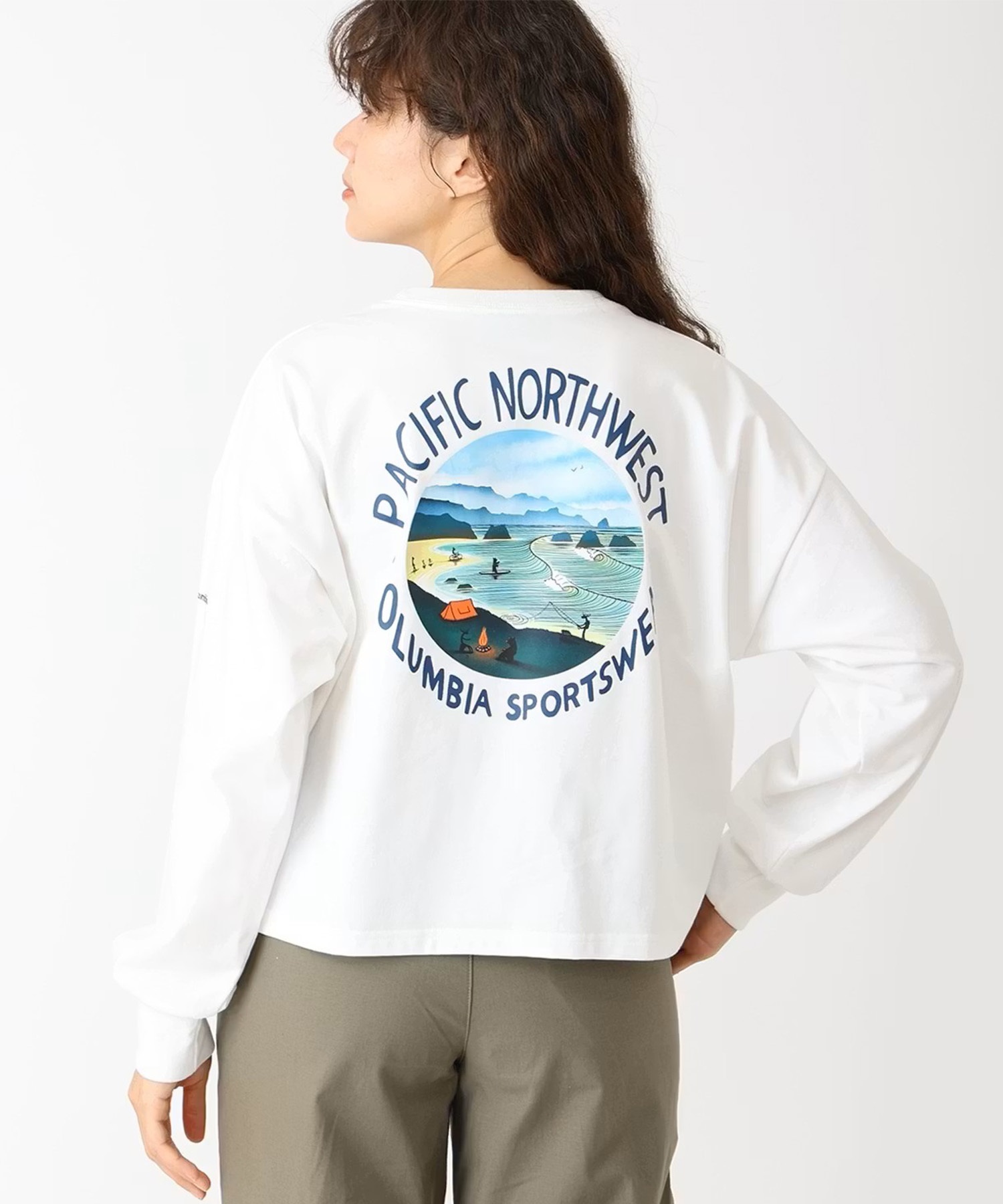 columbia コロンビア 長袖 Tシャツ ロンT メンズ レディース レイク