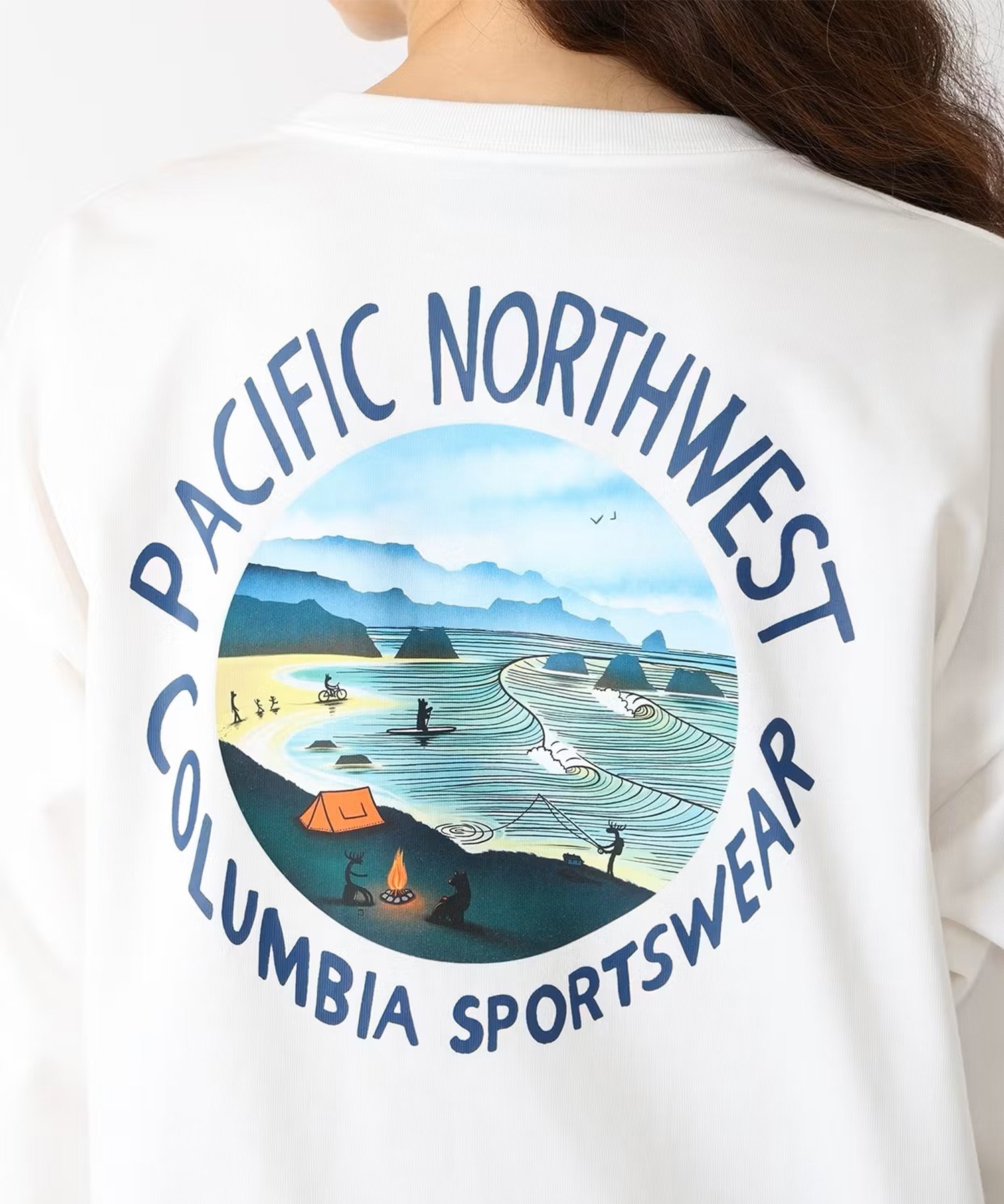columbia コロンビア 長袖 Tシャツ ロンT メンズ レディース レイク