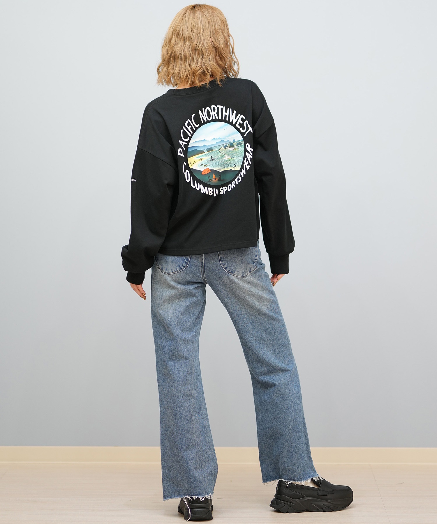 columbia コロンビア 長袖 Tシャツ ロンT メンズ レディース レイク