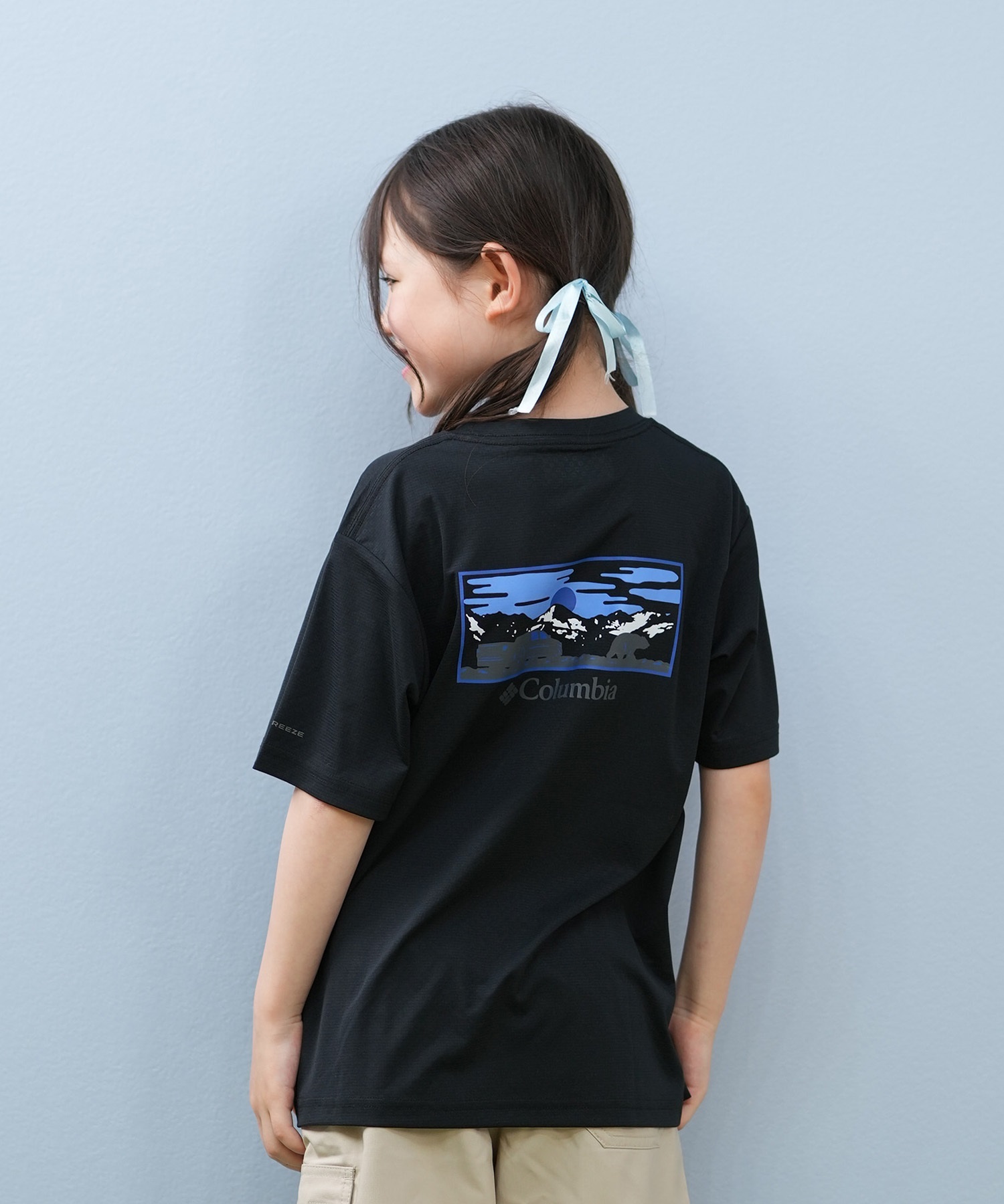 Columbia コロンビア 半袖 Tシャツ キッズ ジュニア 子供 バック