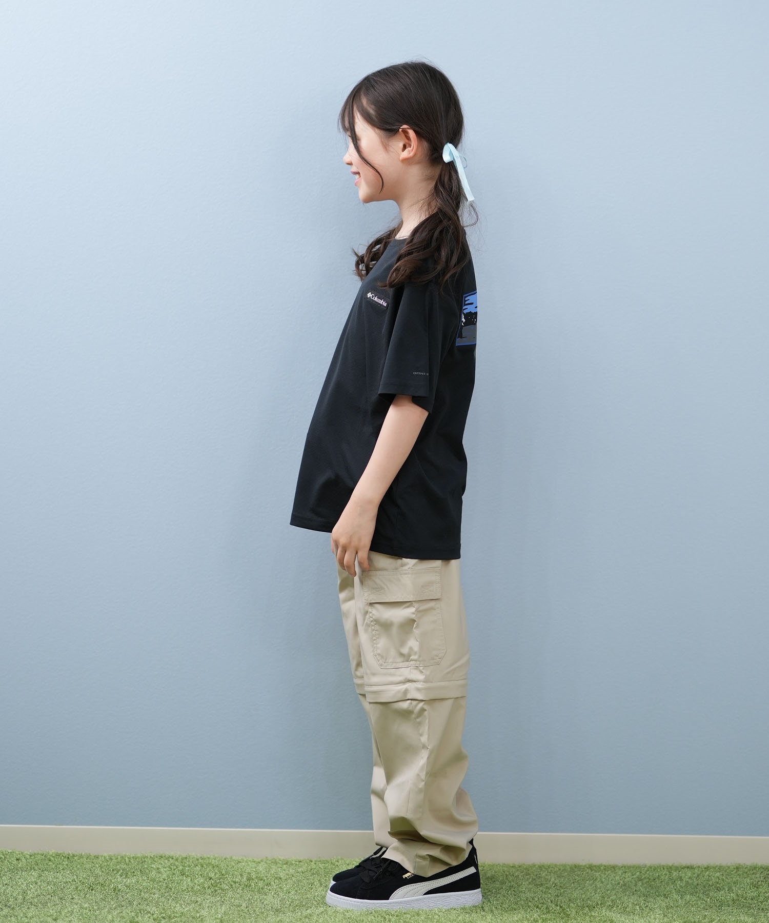 Columbia コロンビア 半袖 Tシャツ キッズ ジュニア 子供 バック