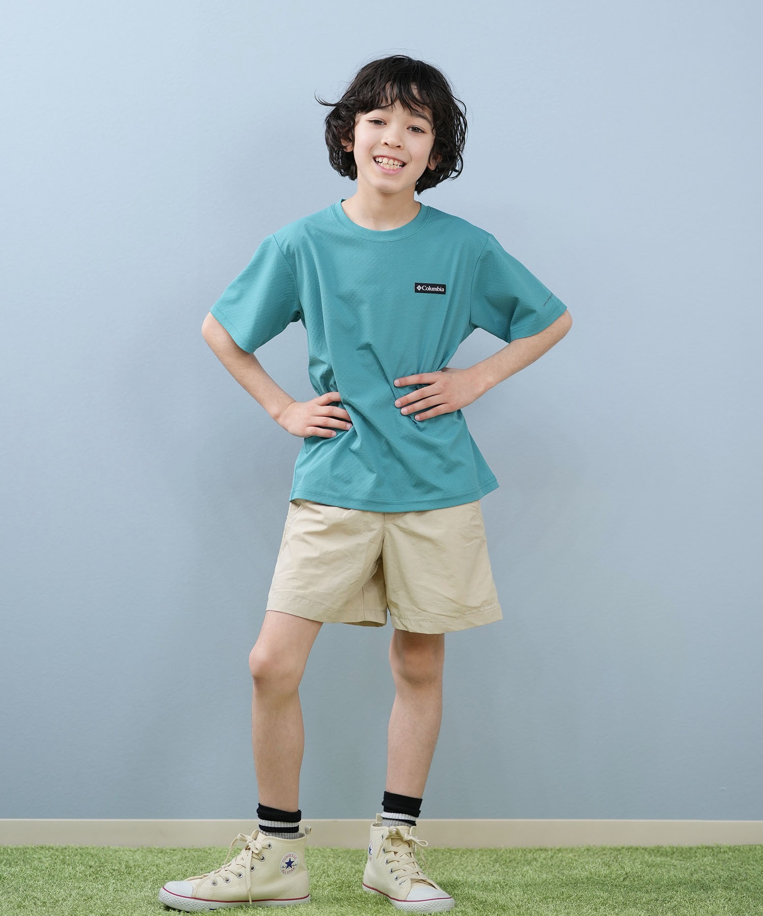 Columbia コロンビア 半袖 Tシャツ キッズ ジュニア 子供 バック