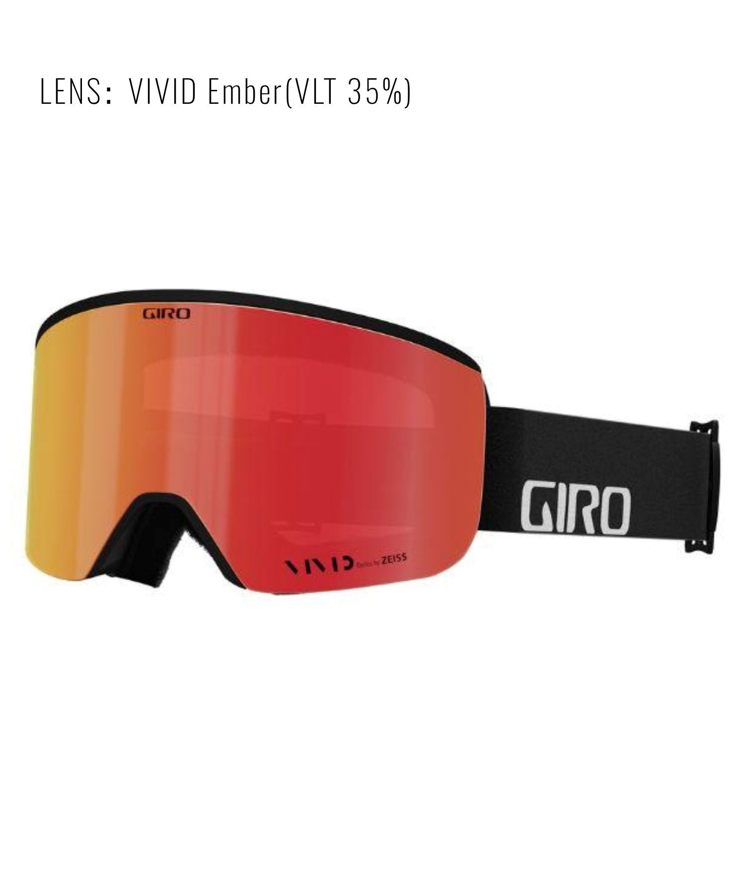 GIRO ジロ スノーボード ゴーグル ユニセックス AXIS AF 平面レンズ