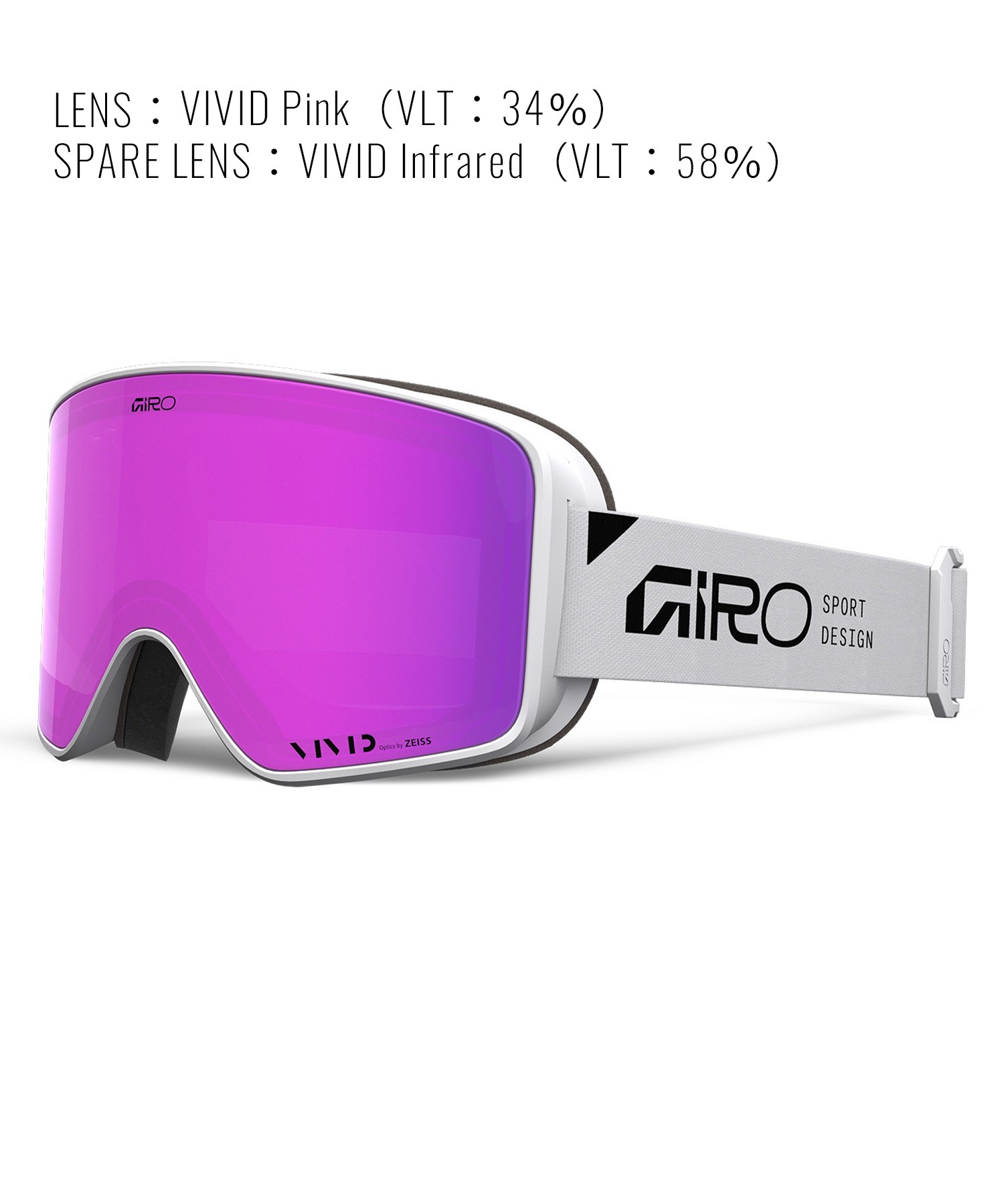 GIRO ジロ METHOD AF スノーボード ゴーグル ユニセックス ムラサキ