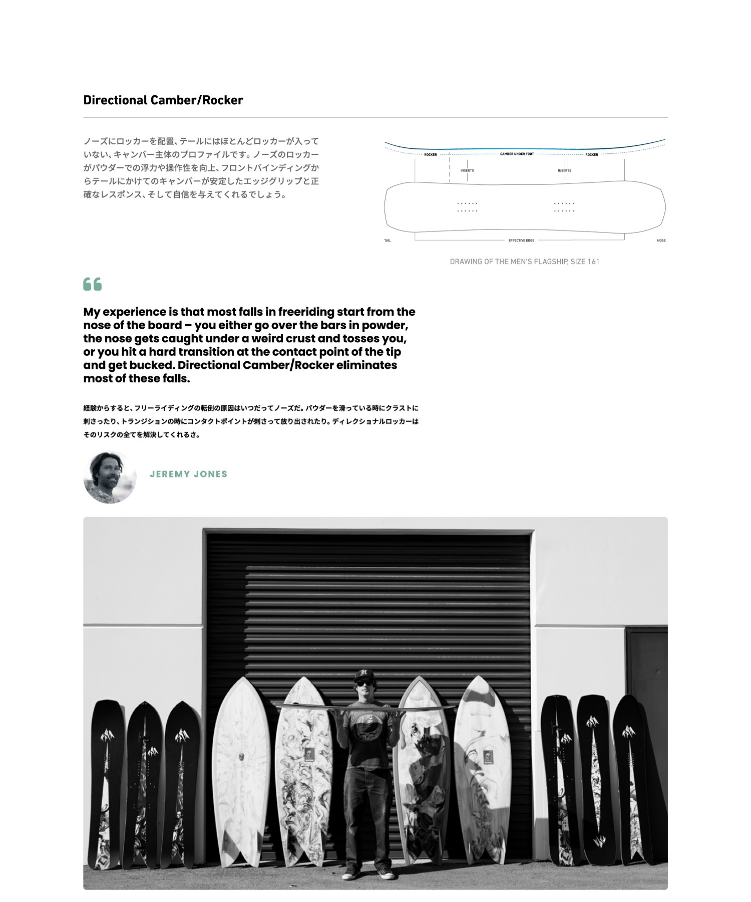 JONES ジョーンズ マウンテン ツイン スノーボード 板 メンズ 25-26 MM